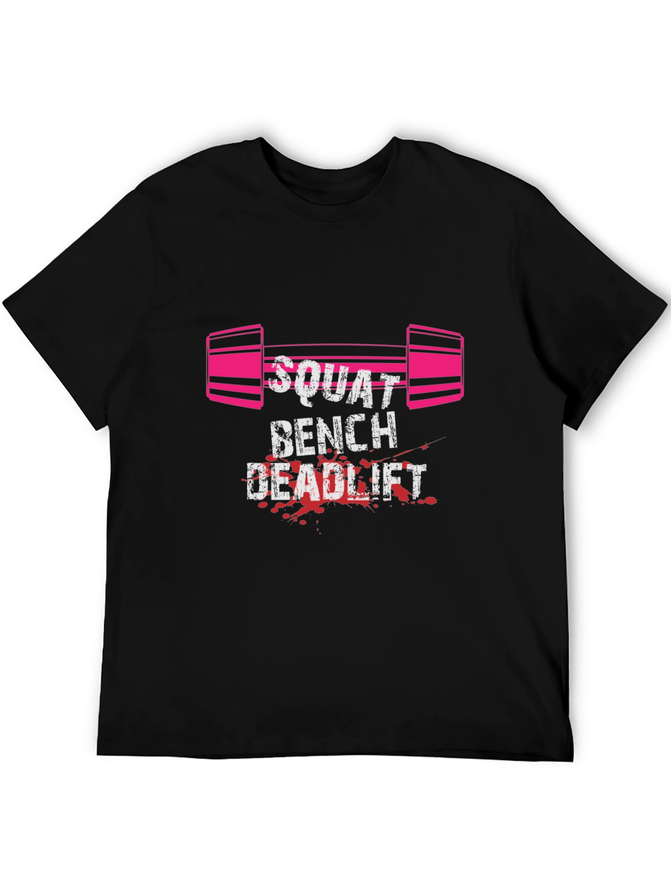 Squat Bench Deadlift Graphic Tee - Black