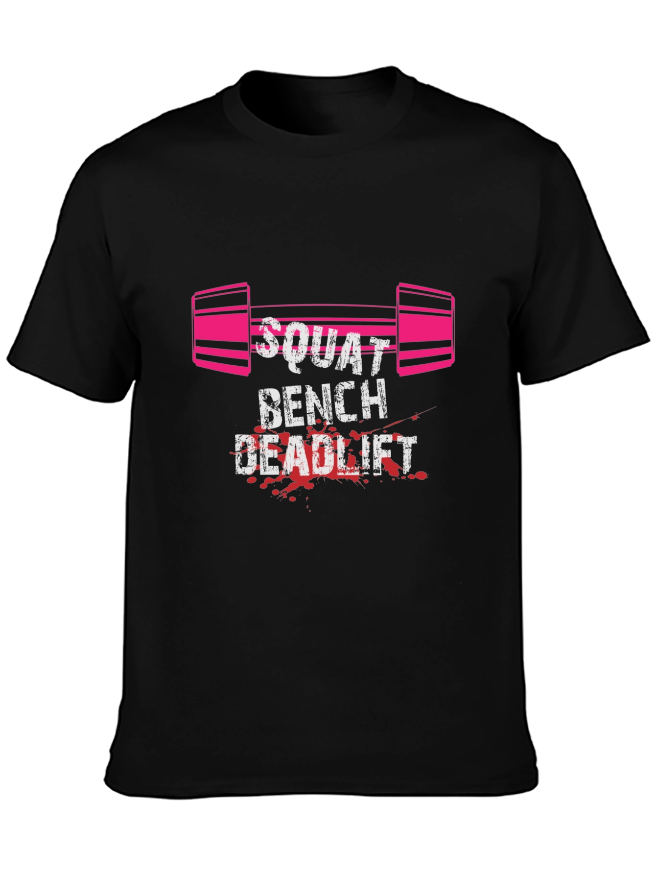 Squat Bench Deadlift Graphic Tee - Black