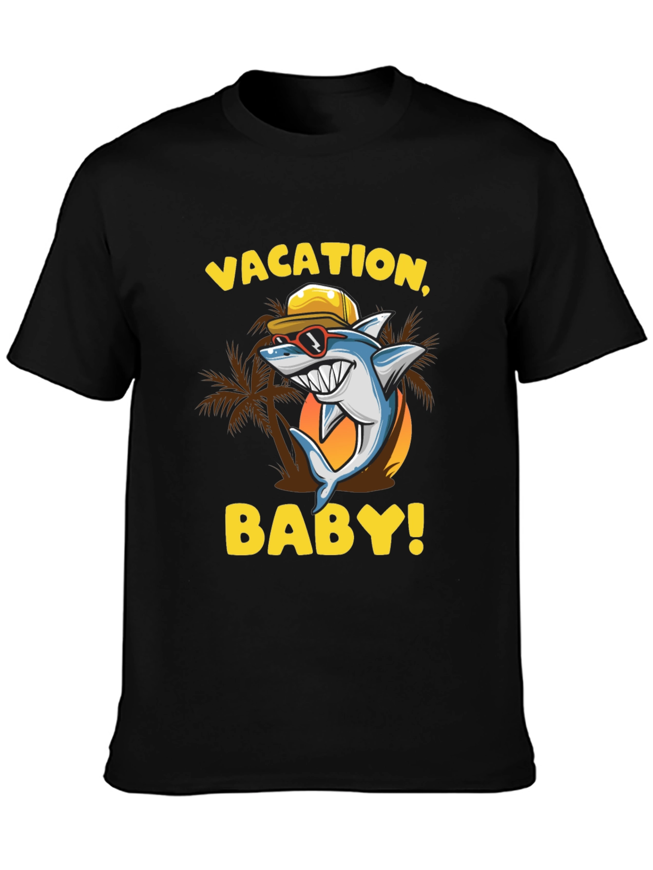 Vacation Shark Baby Graphic T-Shirt