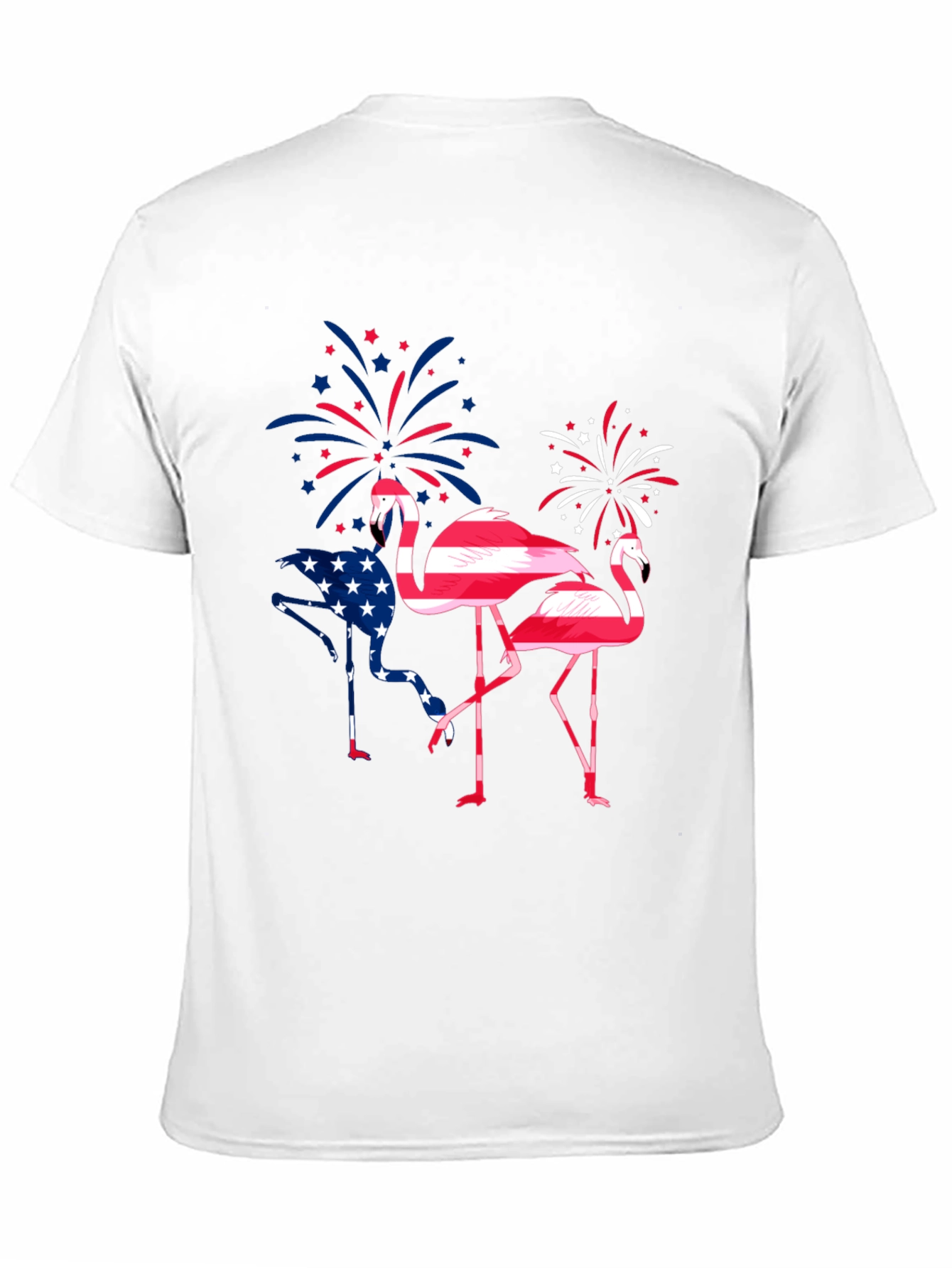 Patriotic Flamingo Graphic Tee