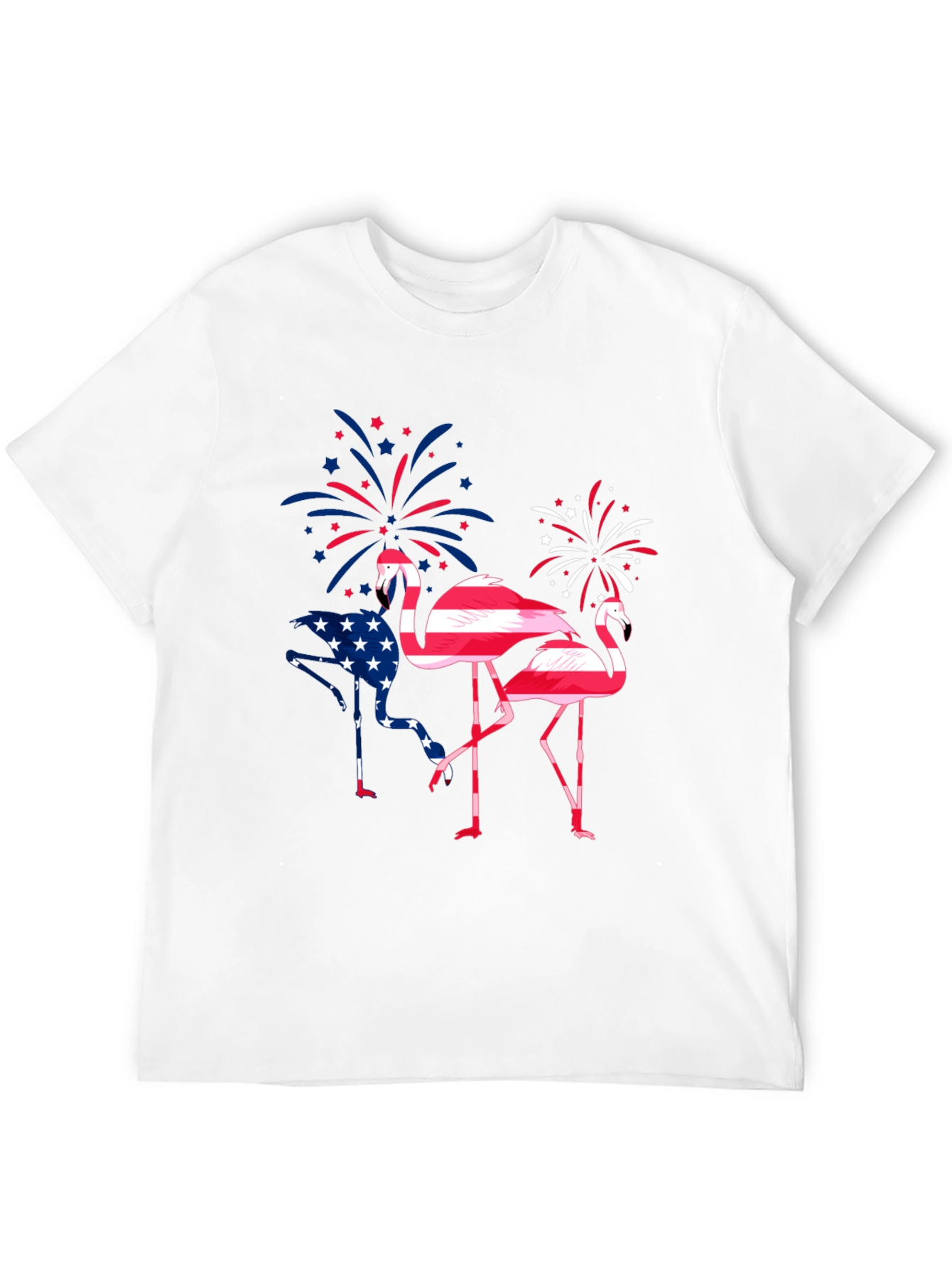 Patriotic Flamingo Graphic Tee