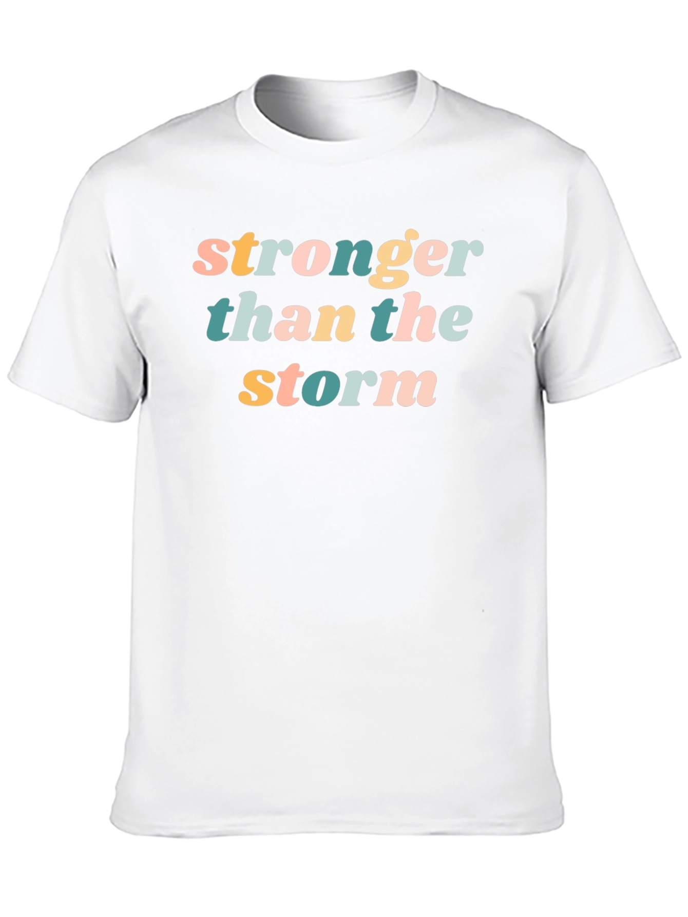 Stronger Than The Storm Black T-Shirt