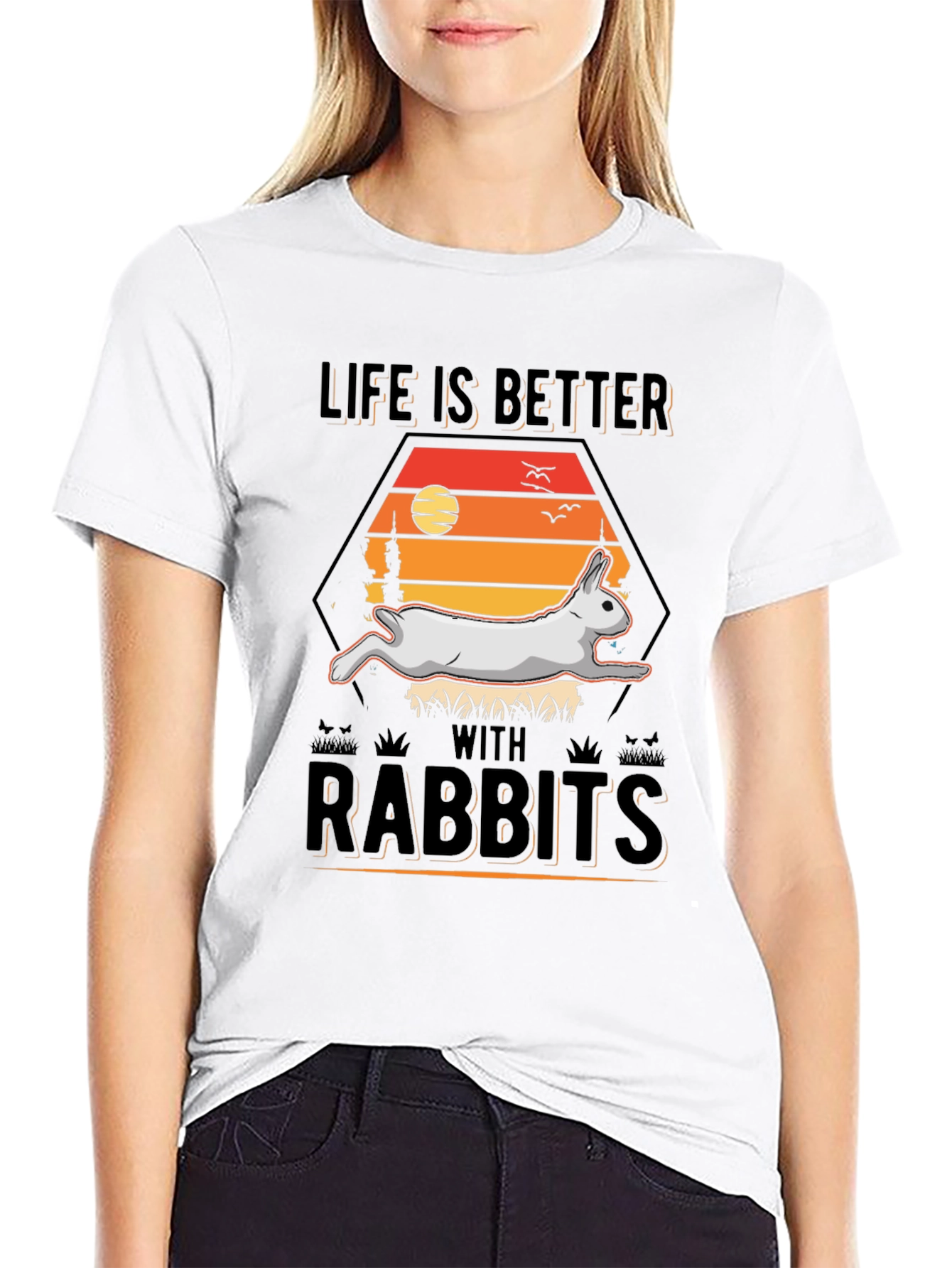 Life Is Better With Rabbits T-Shirt