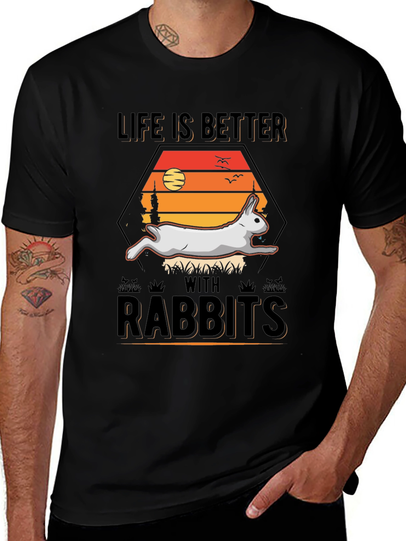 Life Is Better With Rabbits T-Shirt