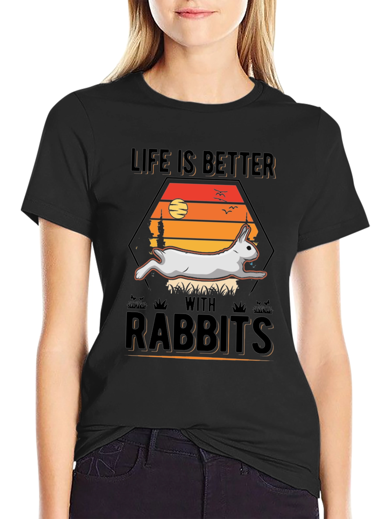 Life Is Better With Rabbits T-Shirt