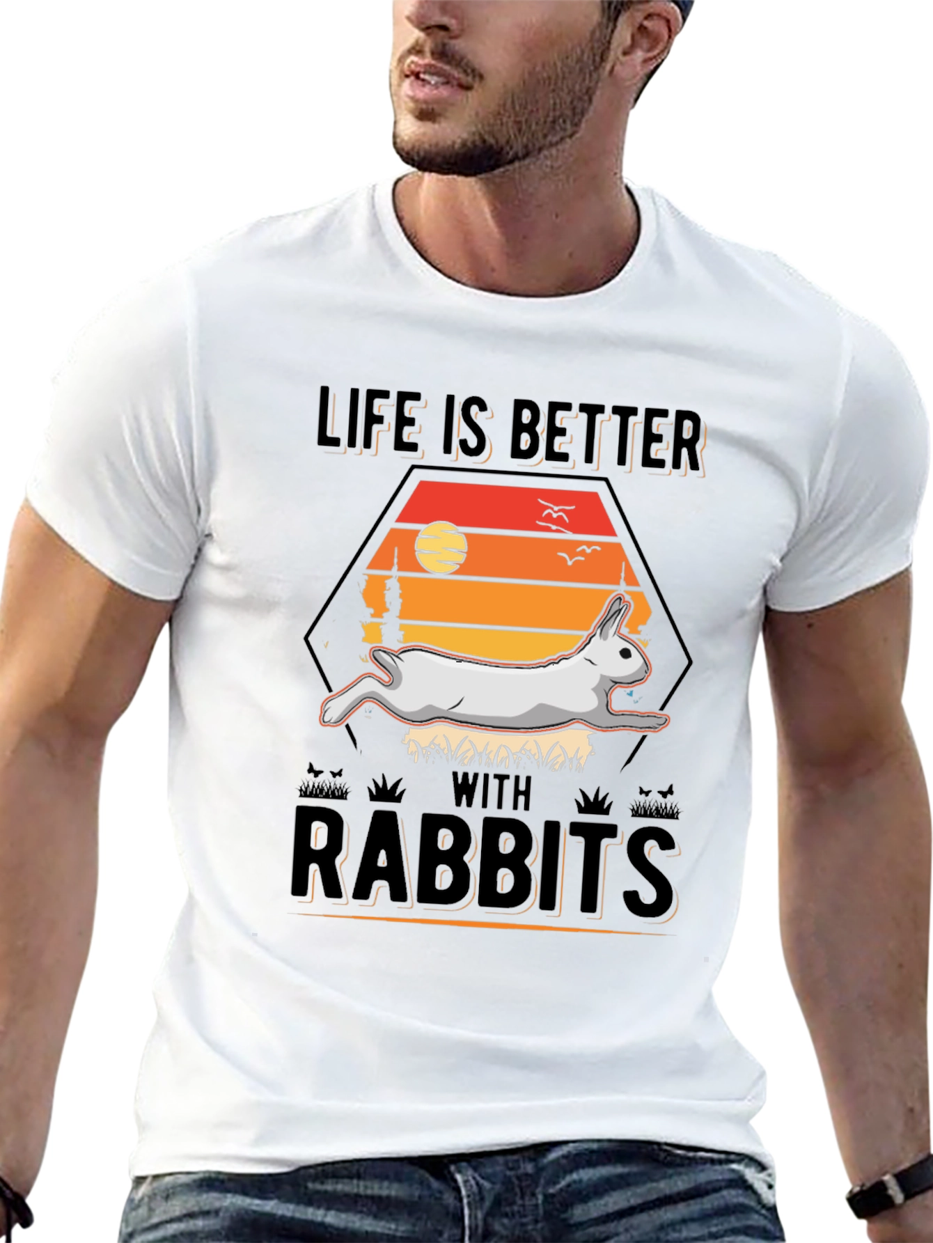 Life Is Better With Rabbits T-Shirt