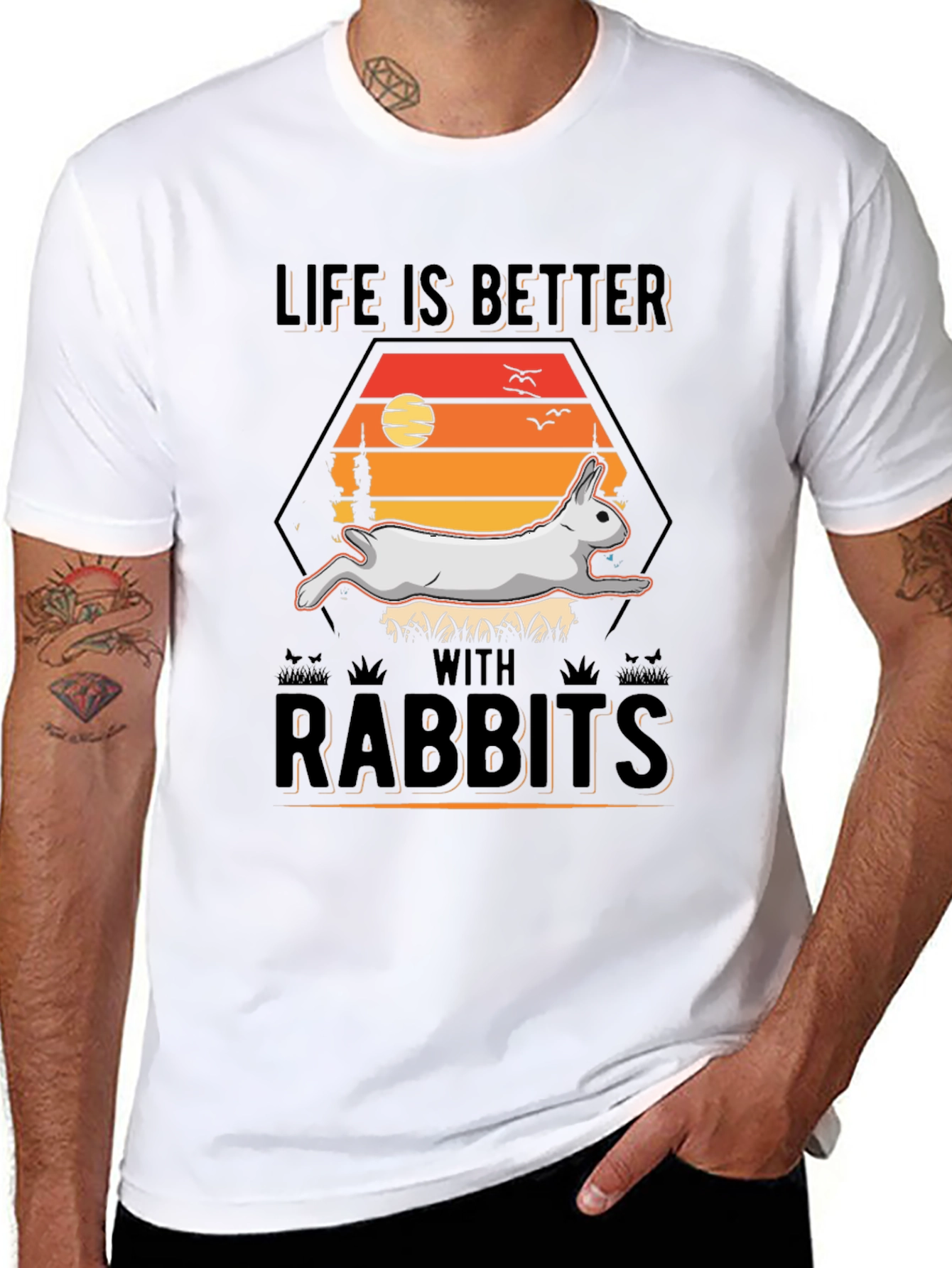 Life Is Better With Rabbits T-Shirt