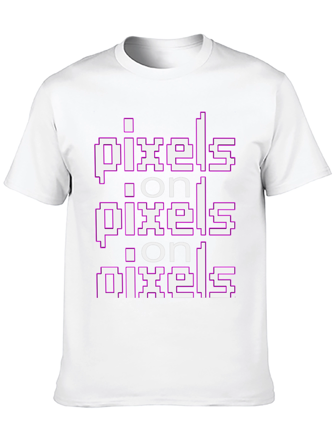 Pixels on Pixels Graphic T-Shirt