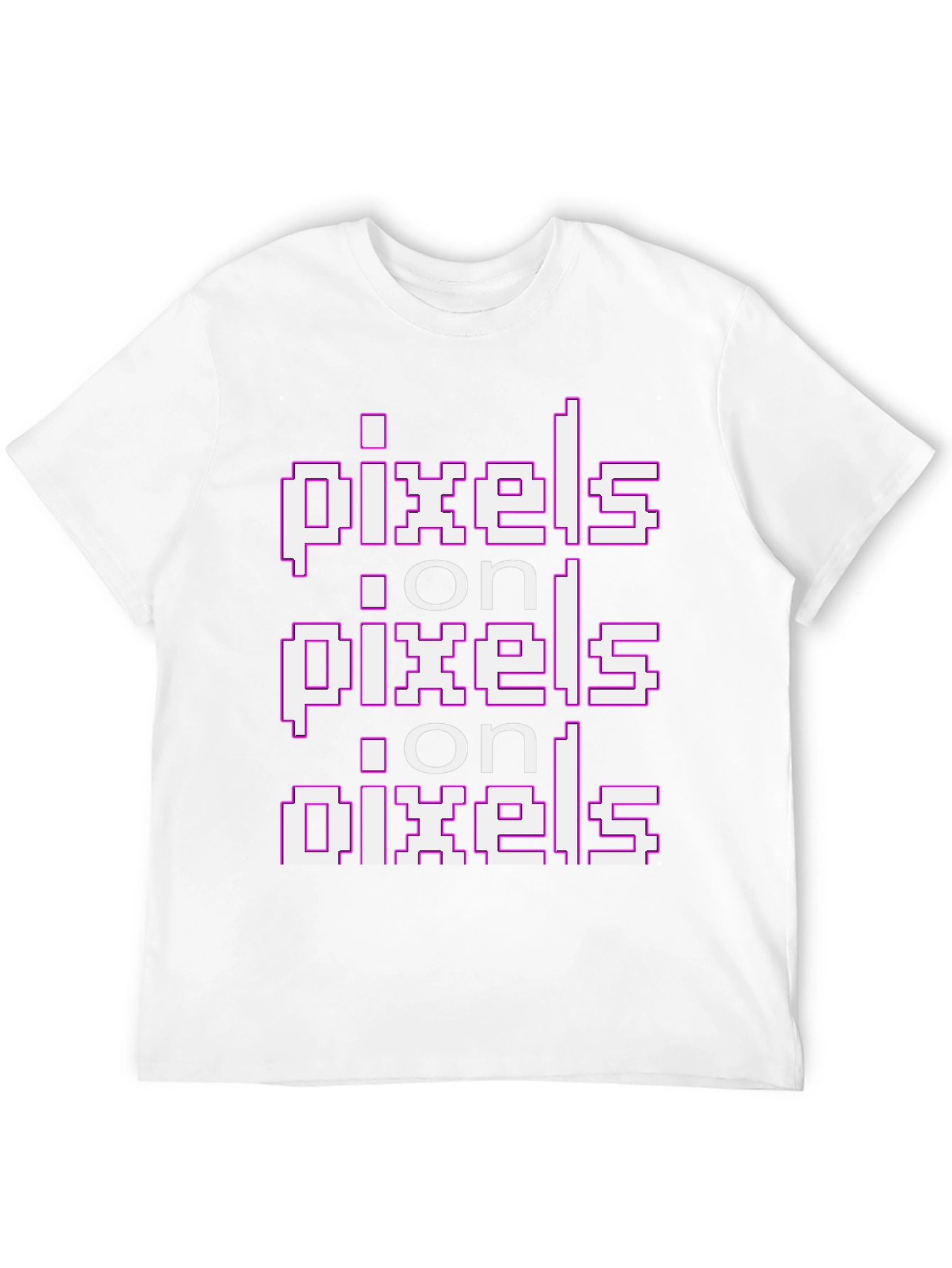 Pixels on Pixels Graphic T-Shirt