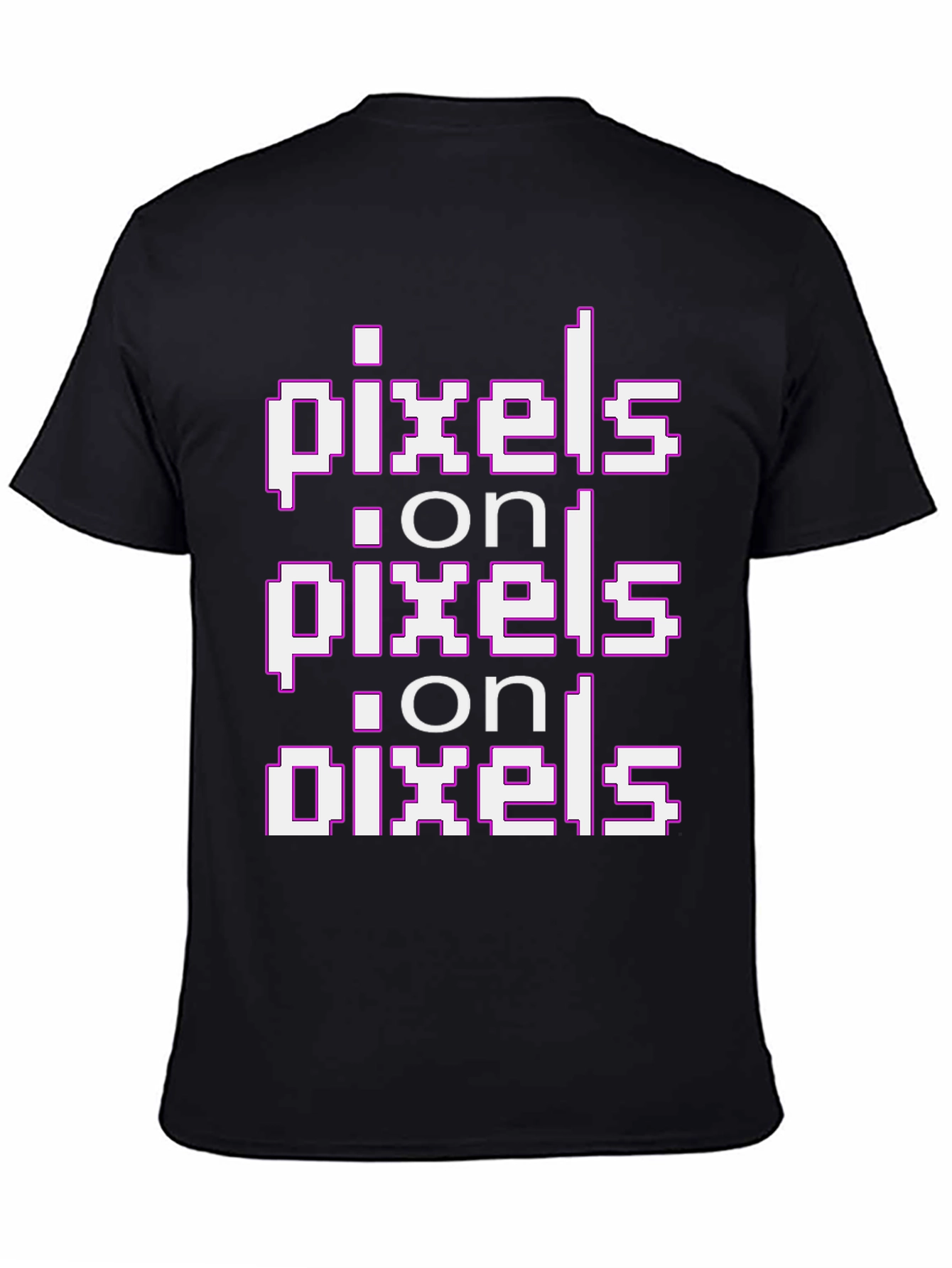 Pixels on Pixels Graphic T-Shirt