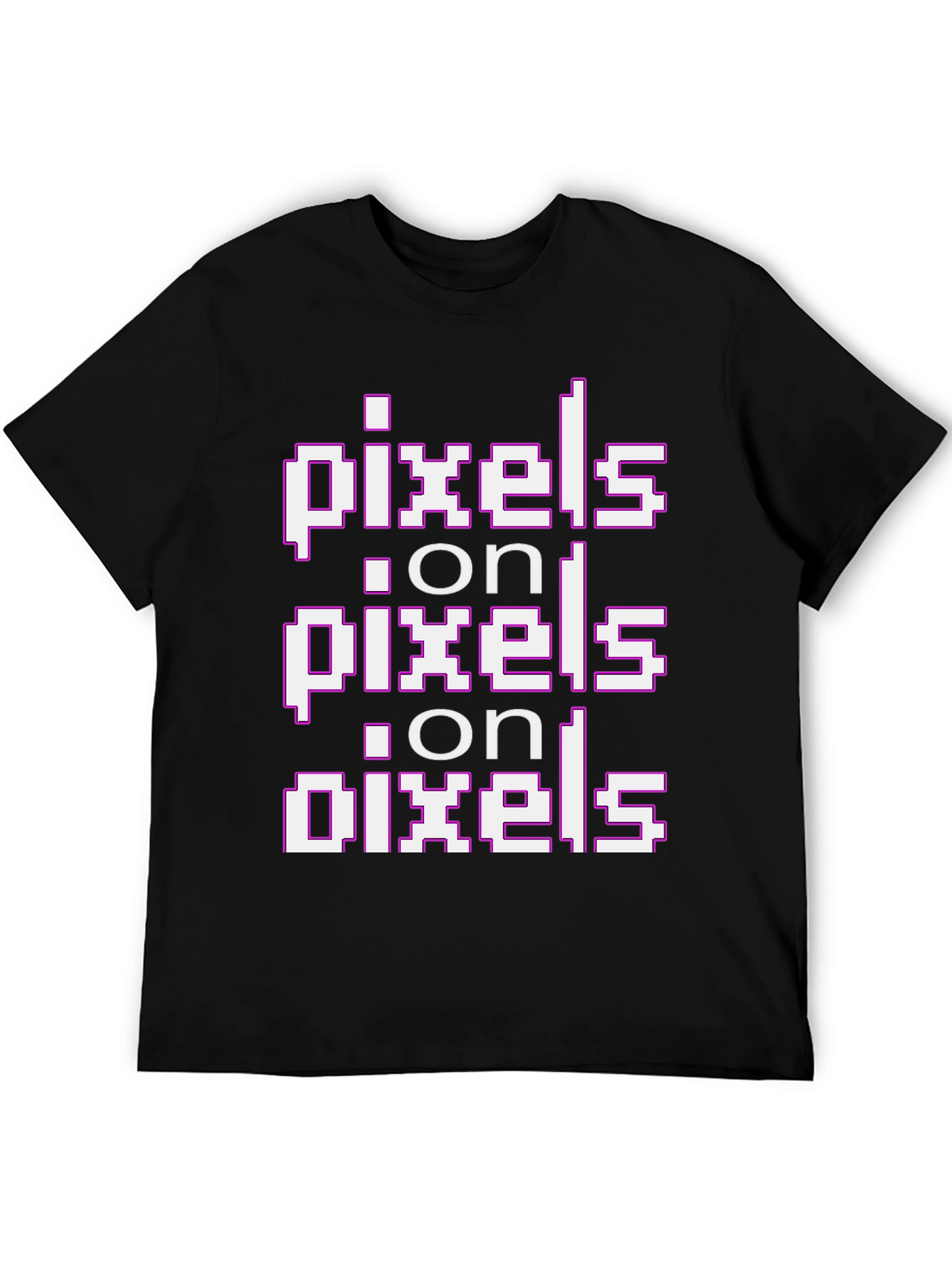 Pixels on Pixels Graphic T-Shirt