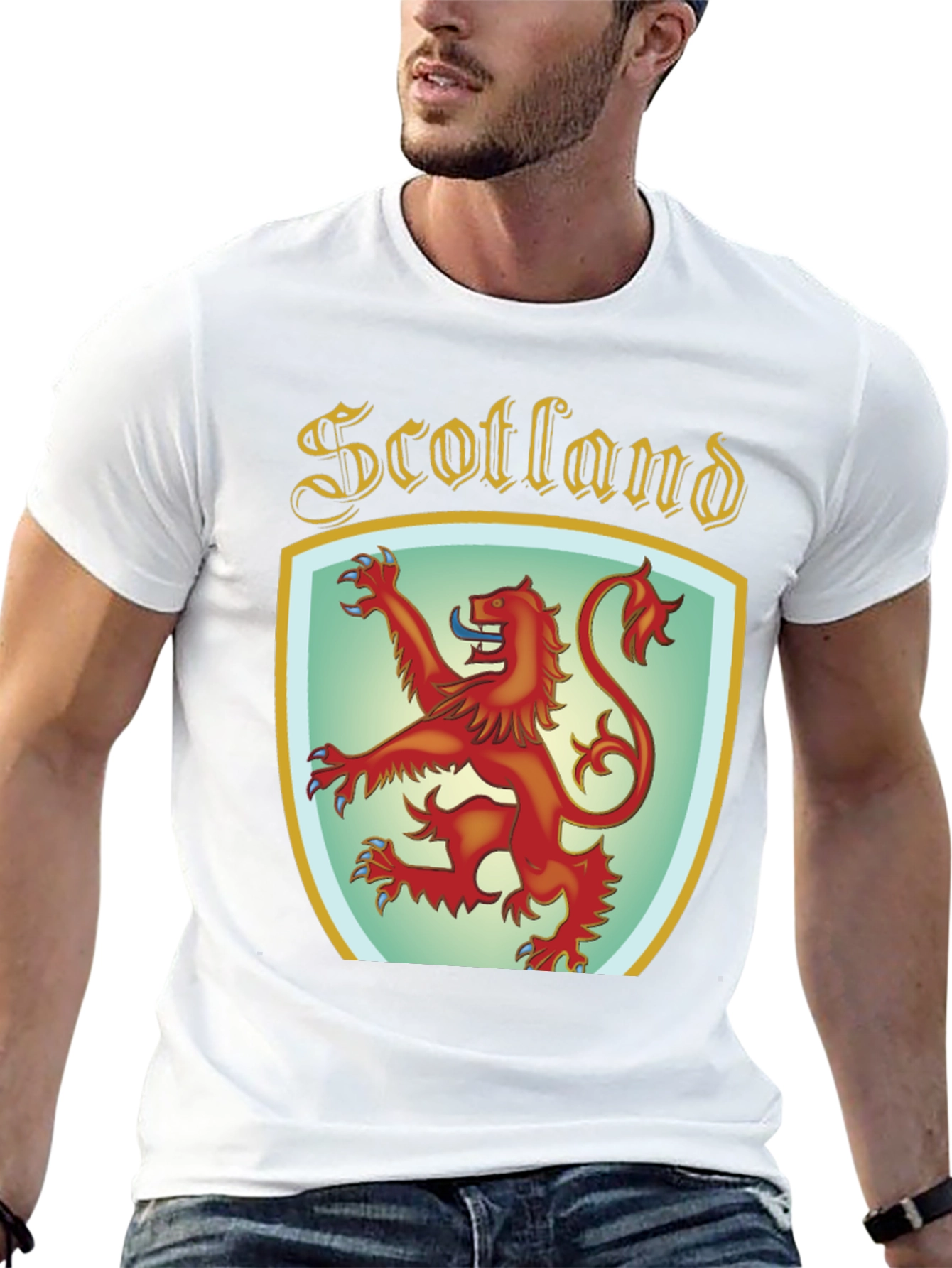 Scotland Lion Rampant Crest T-Shirt
