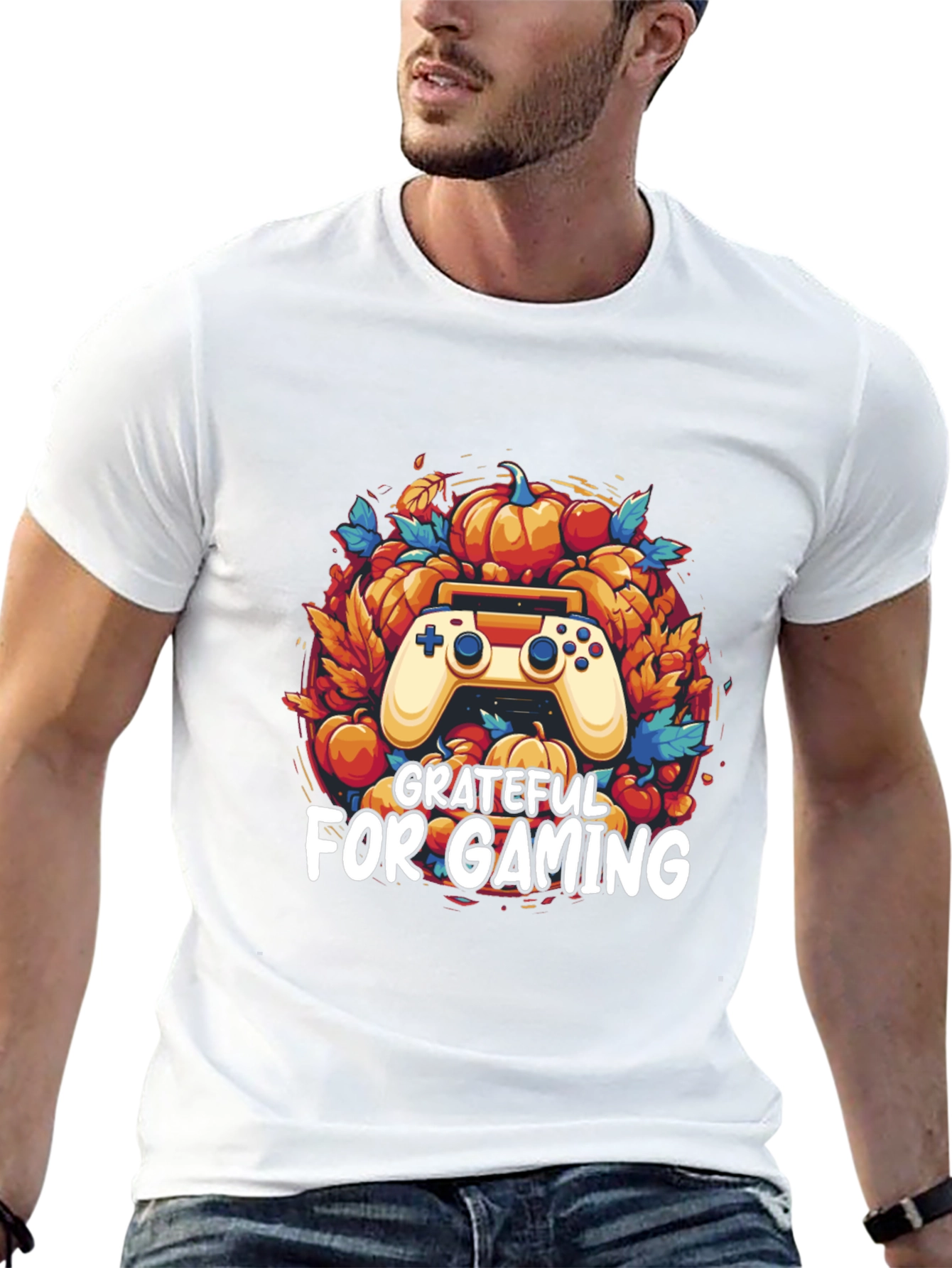 Grateful for Gaming Thanksgiving T-Shirt