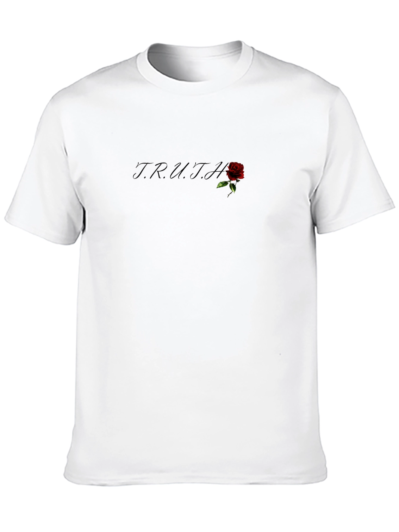 Truth Rose Graphic Tee - Stylish Casual Comfort