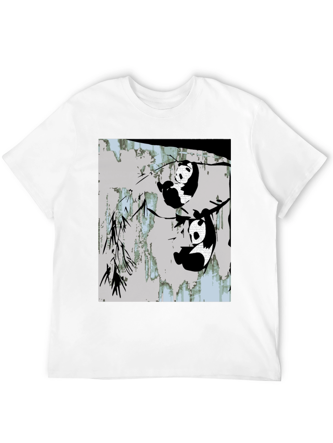 Panda Graphic Black T-Shirt