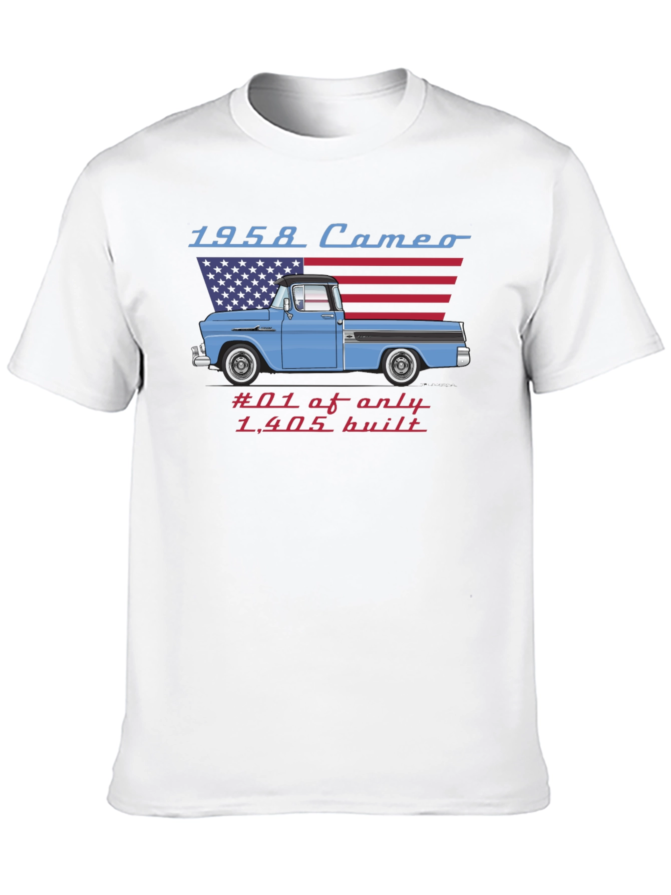1958 Cameo Truck Graphic Tee - Classic Car T-Shirt