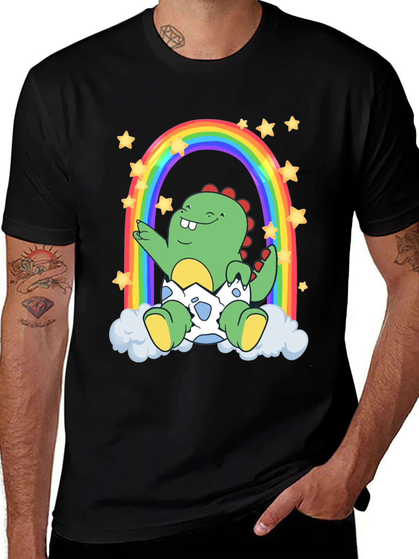 Dinosaur Rainbow T-Shirt