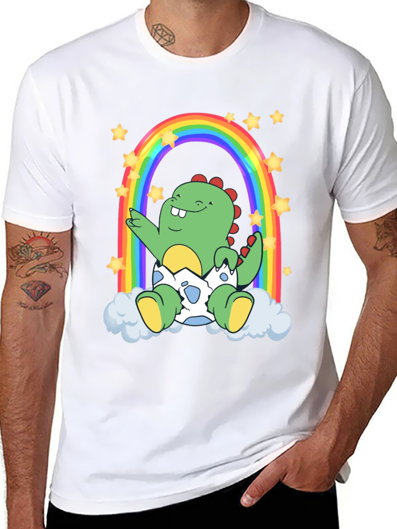 Dinosaur Rainbow T-Shirt