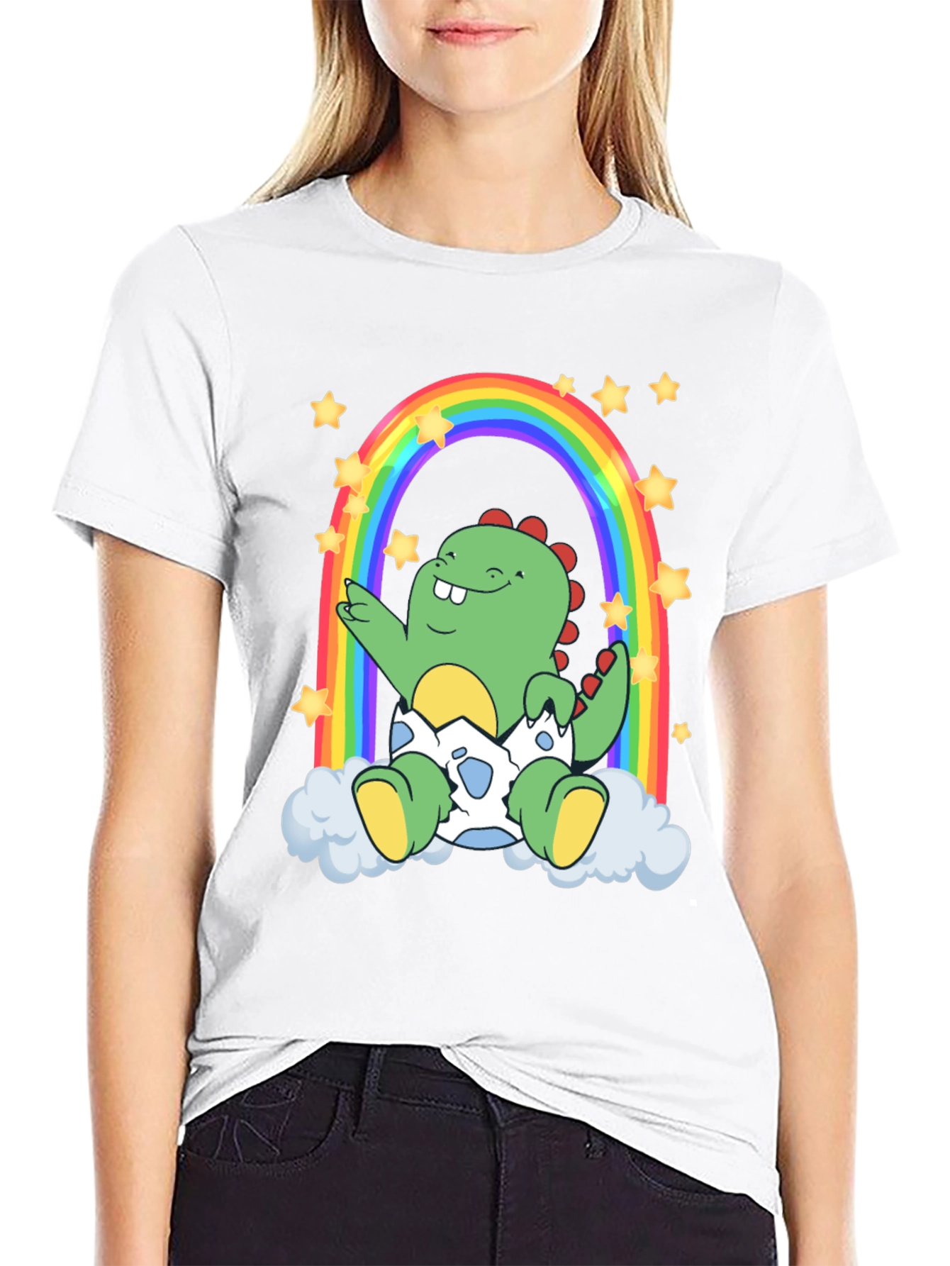 Dinosaur Rainbow T-Shirt