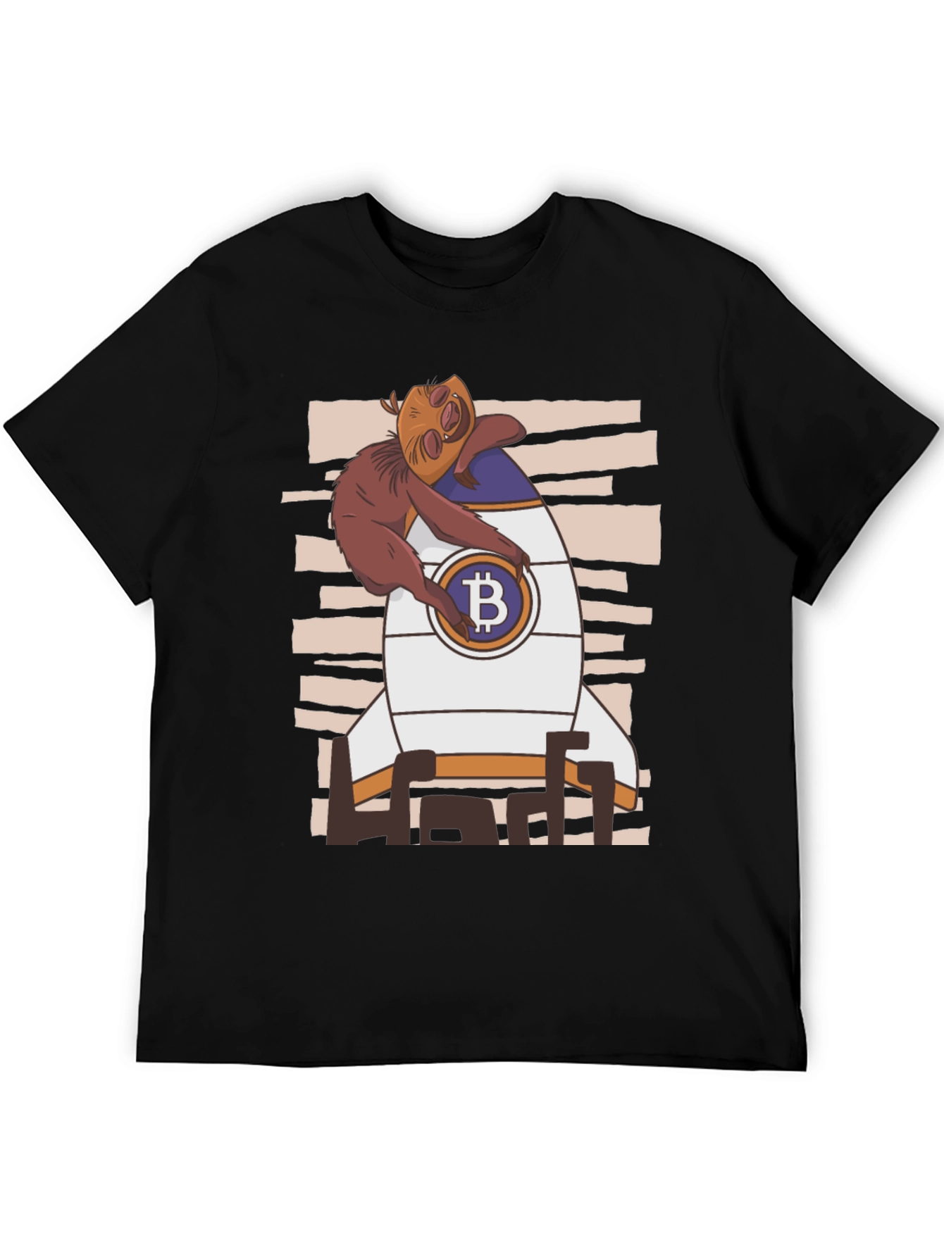 Bitcoin Sloth Rocket T-Shirt