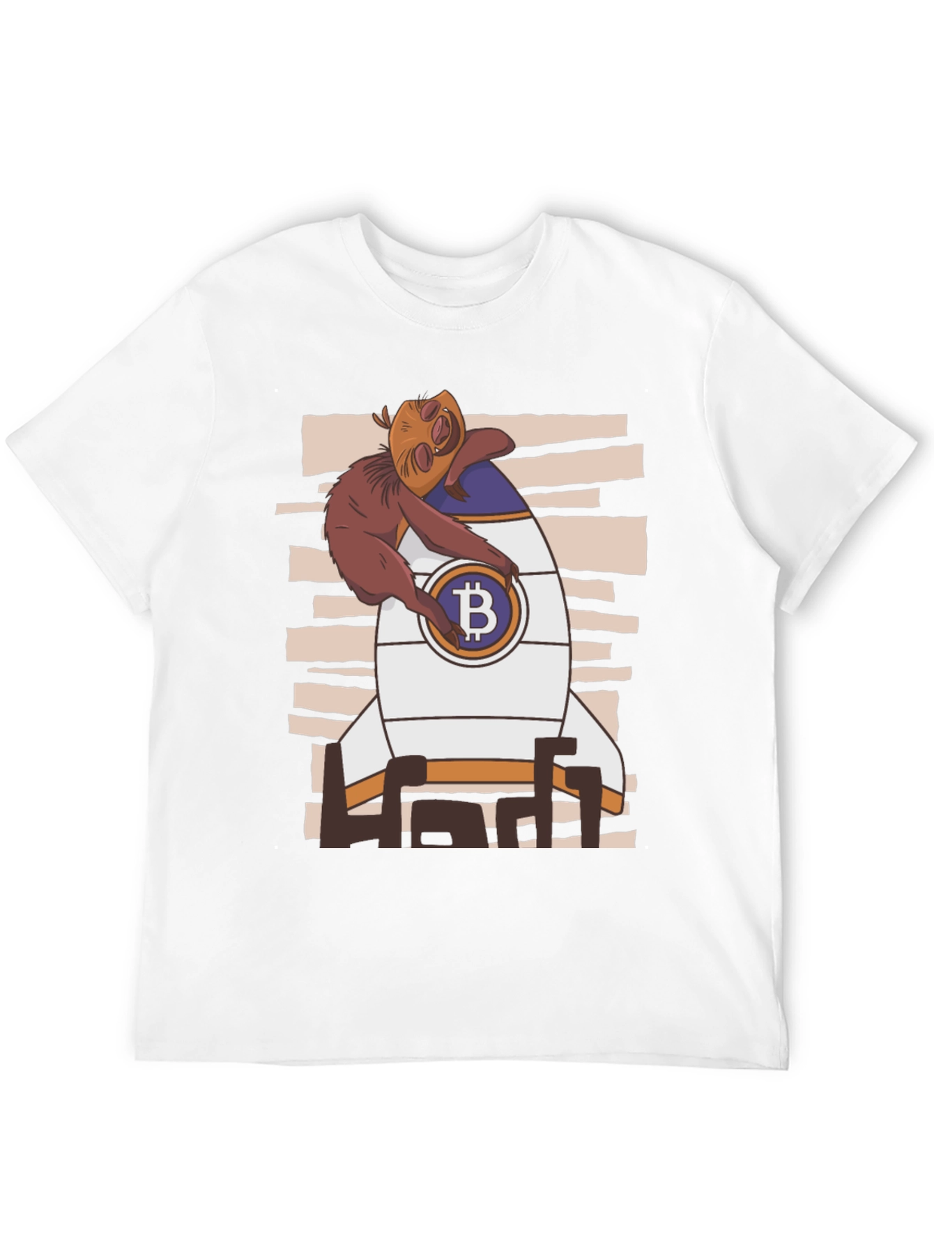 Bitcoin Sloth Rocket T-Shirt