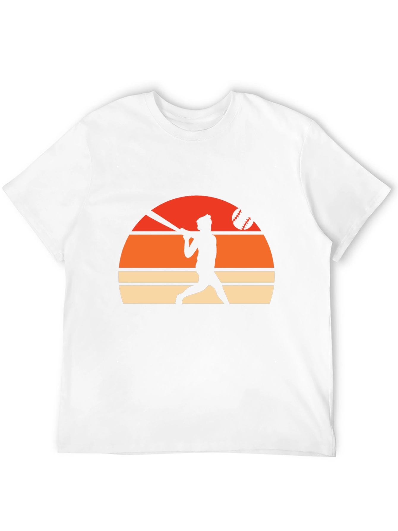 Baseball Sunset Silhouette T-Shirt