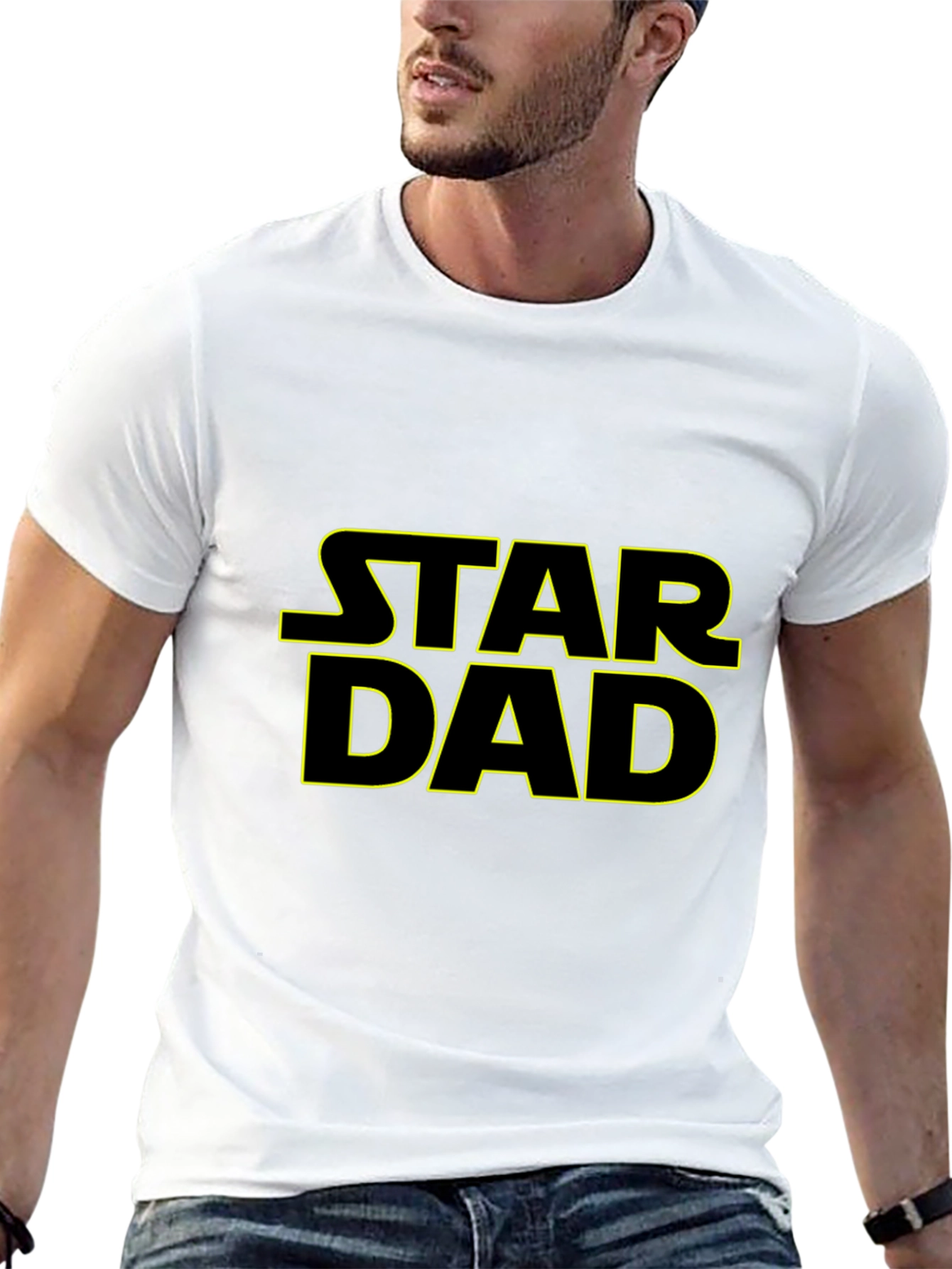 Star Dad Graphic T-Shirt