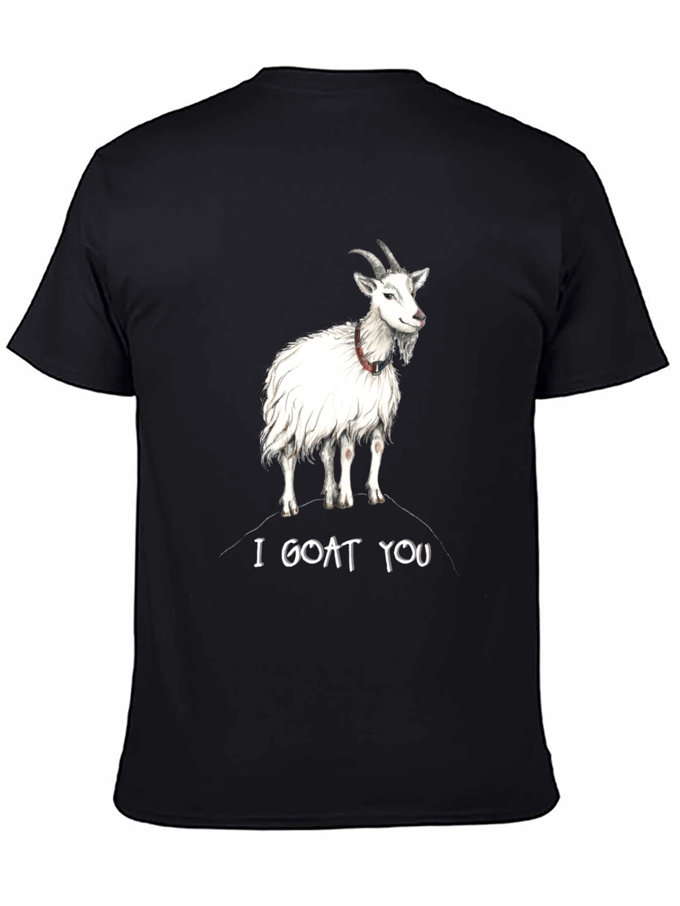 I Goat You Graphic T-Shirt - Black Cotton Tee
