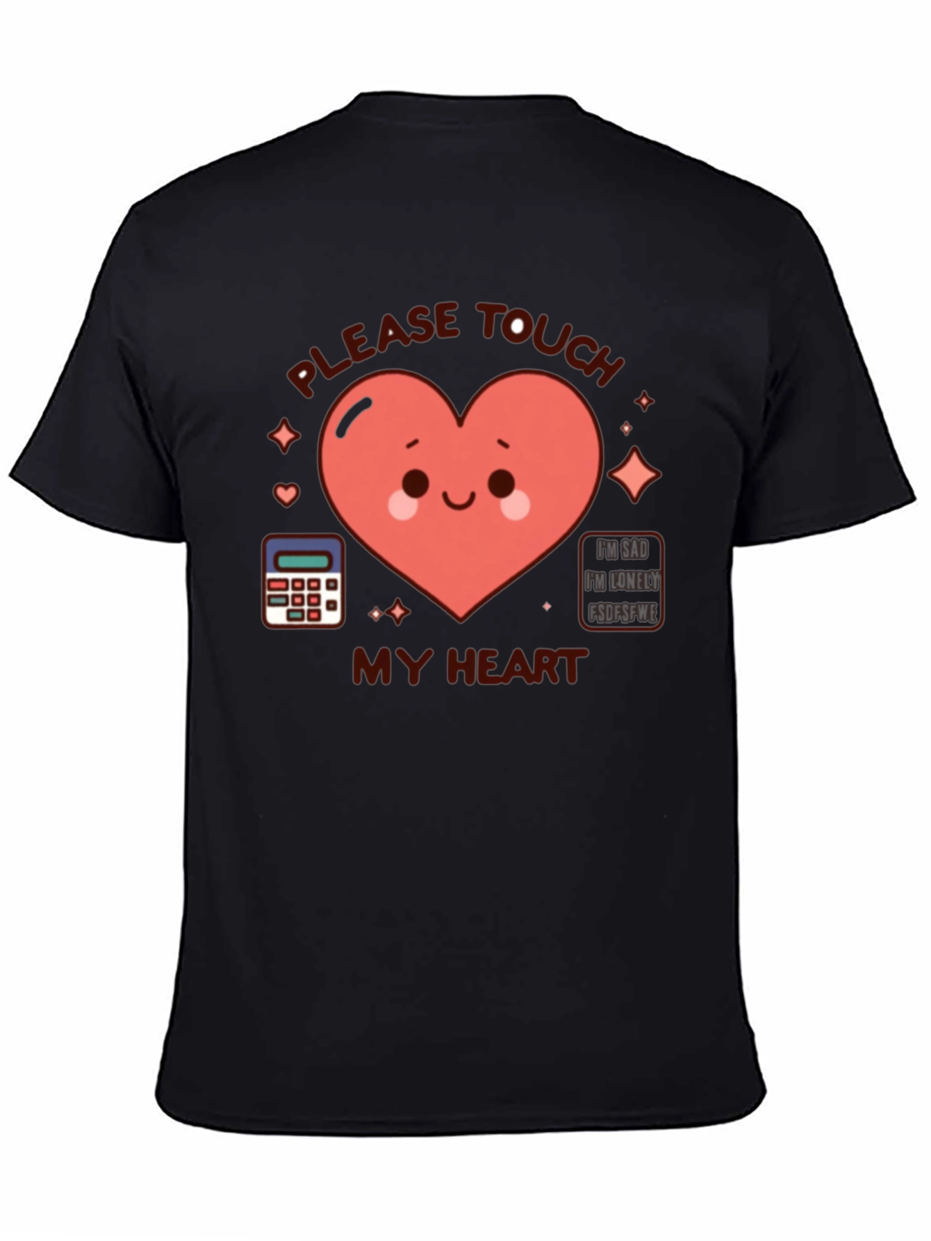 Please Touch My Heart Graphic T-Shirt