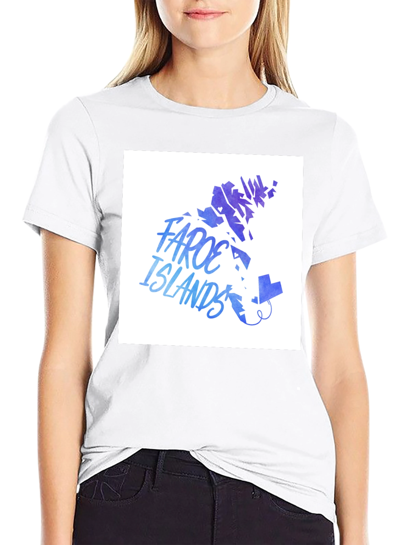 Faroe Islands Graphic Tee - Black Casual T-Shirt