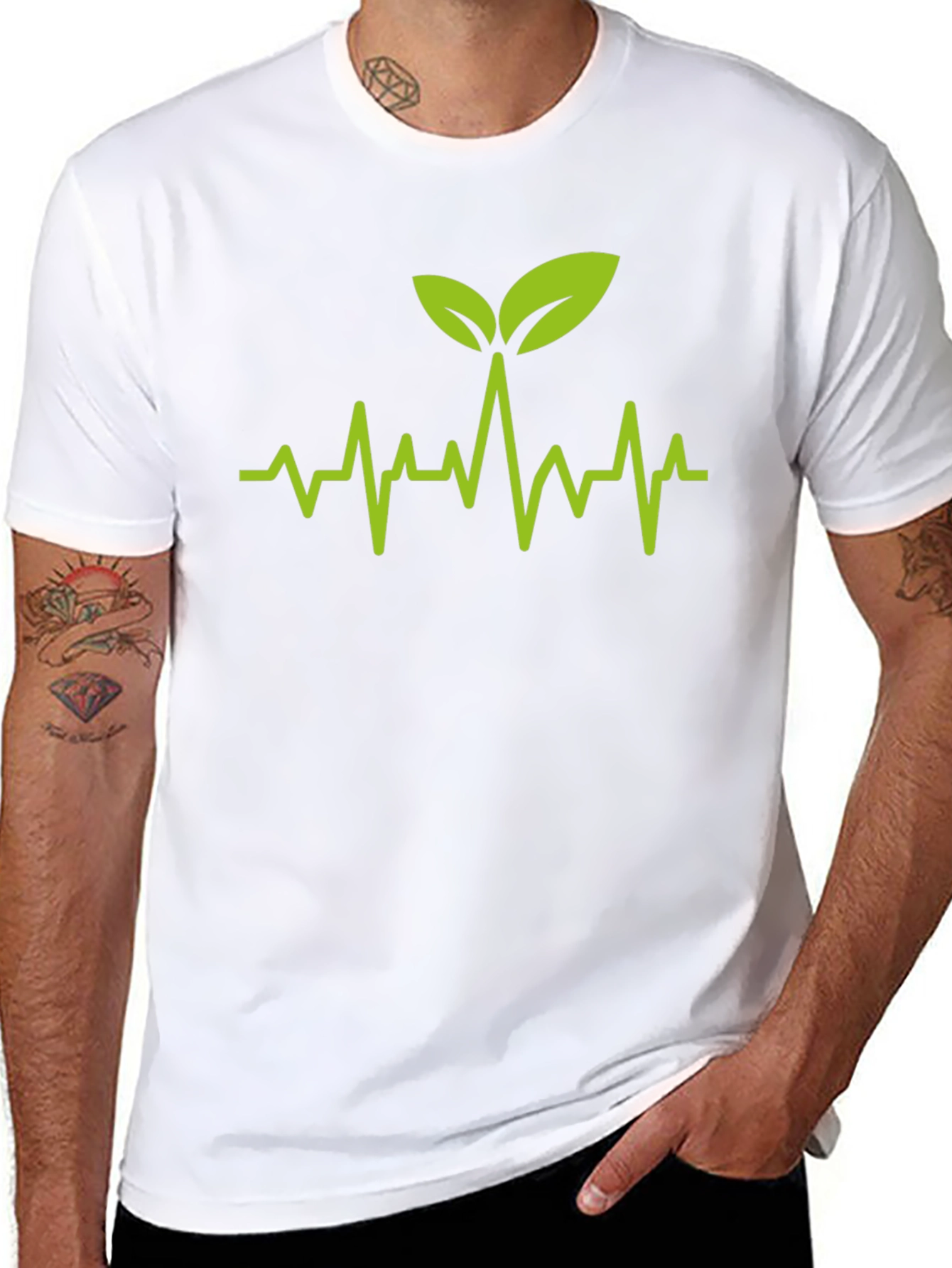 Eco Heartbeat Tee - Nature Lovers Shirt