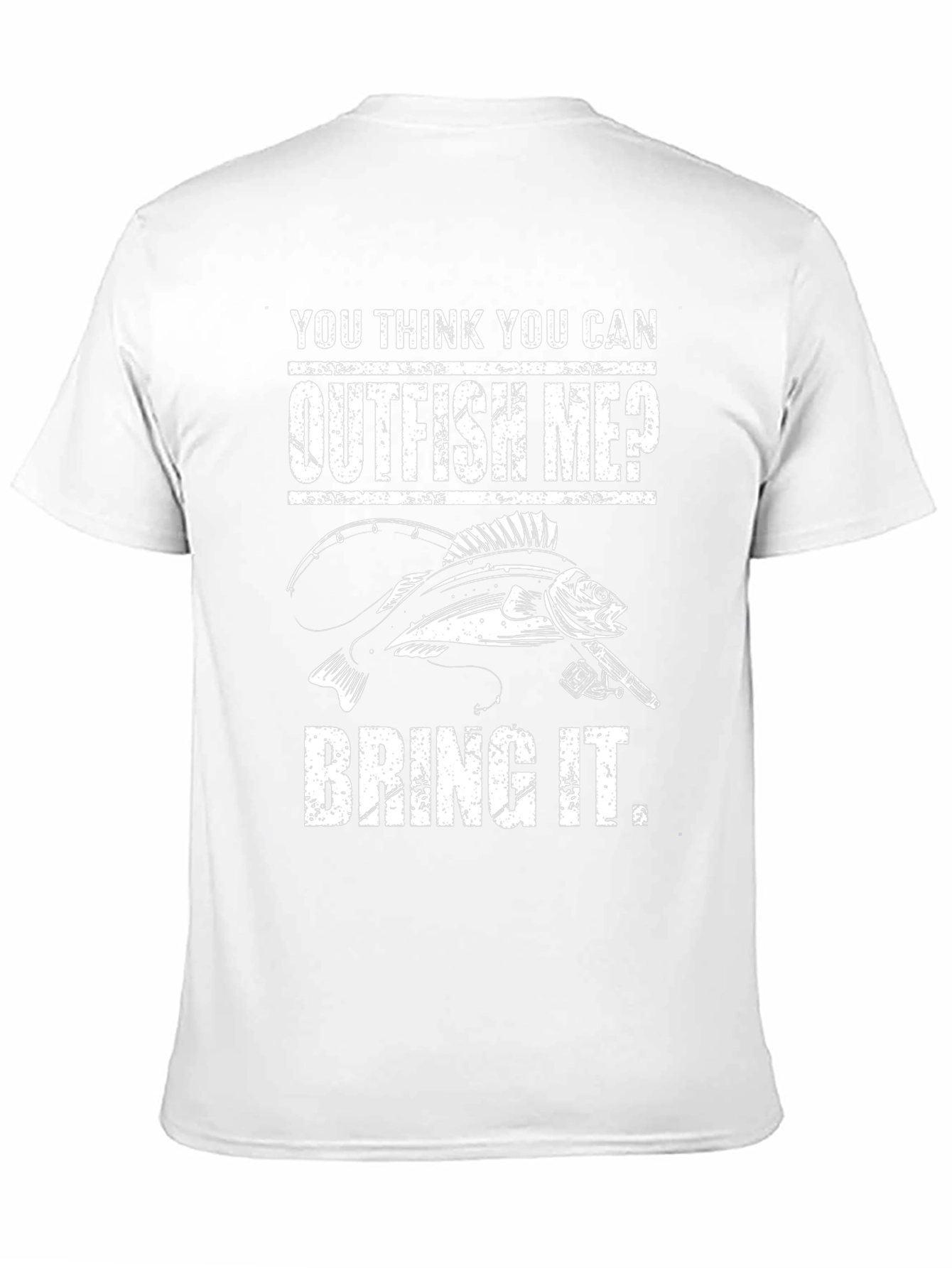 Outfish Me? Graphic Tee - Fishing Humor T-Shirt