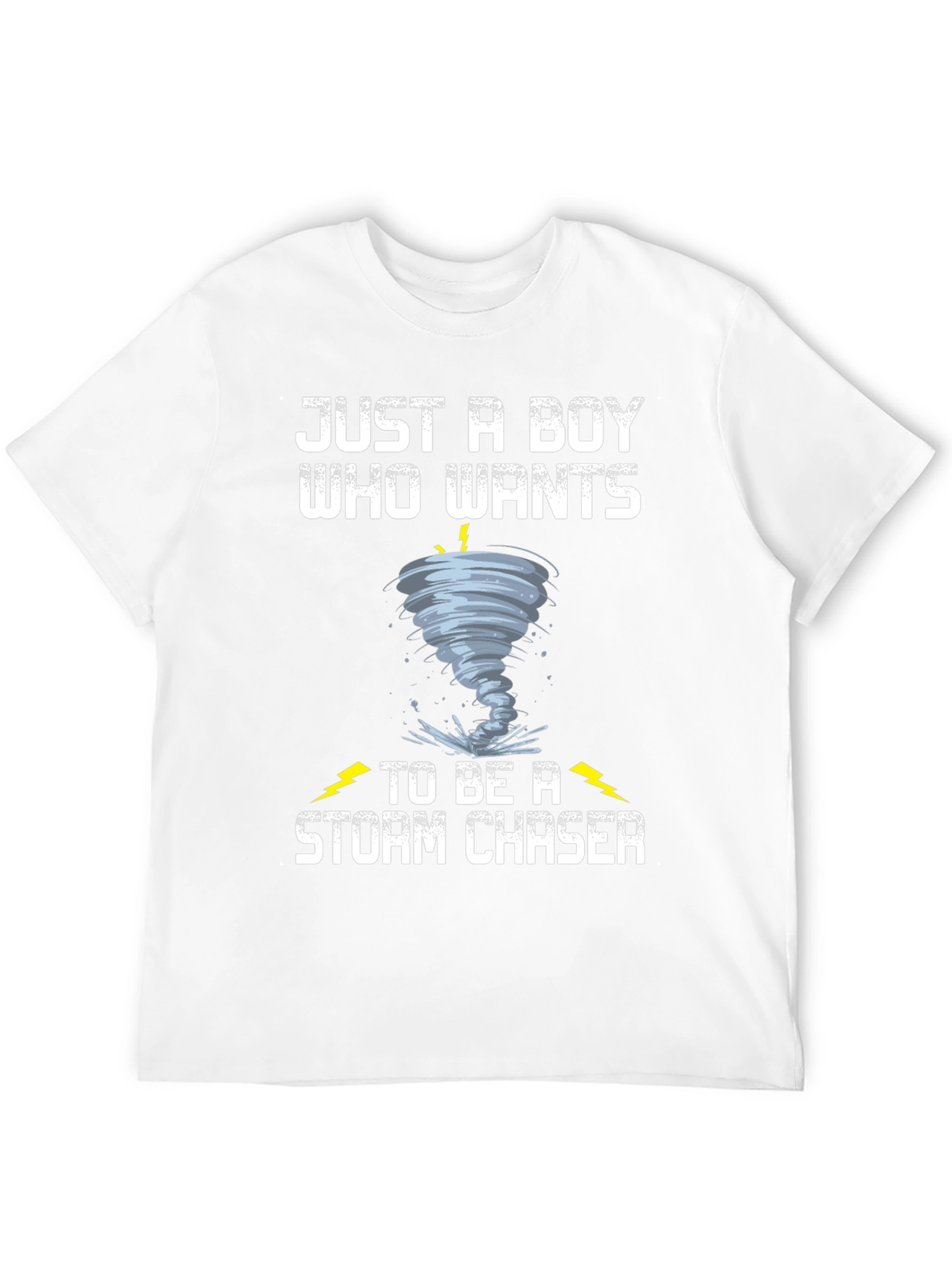 Storm Chaser Boys T-Shirt - Tornado Design