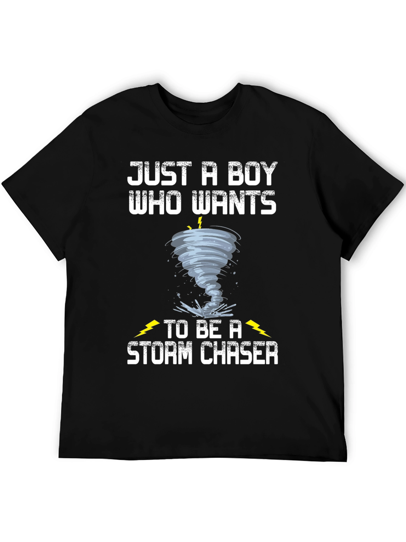 Storm Chaser Boys T-Shirt - Tornado Design