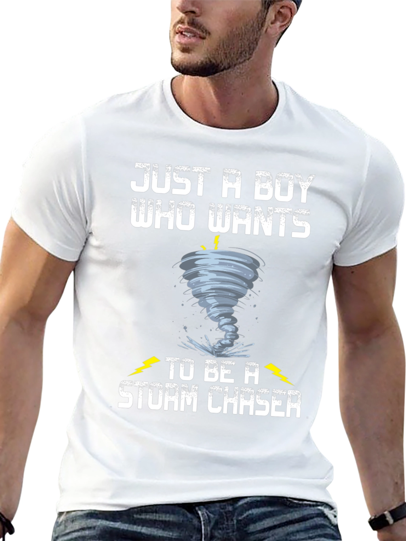 Storm Chaser Boys T-Shirt - Tornado Design