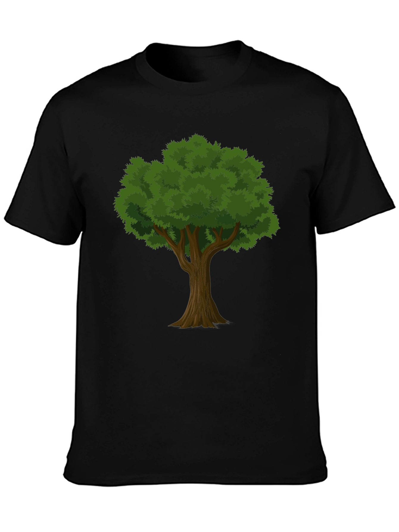 Tree Graphic Black T-Shirt - Nature Lovers Tee