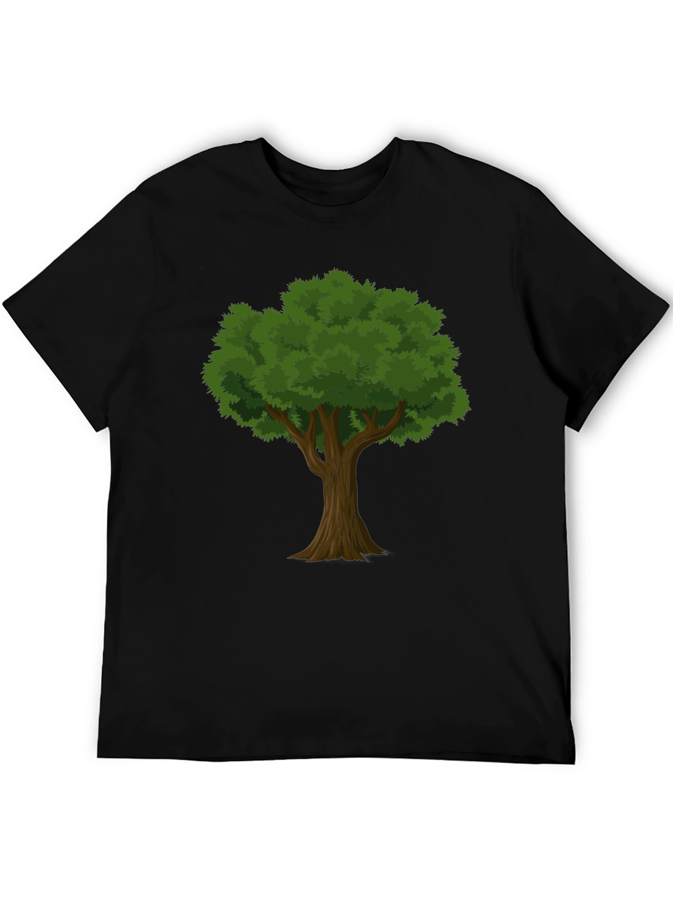 Tree Graphic Black T-Shirt - Nature Lovers Tee
