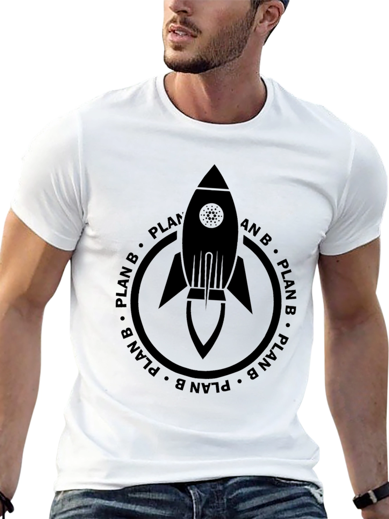 Plan B Rocket Graphic Tee - Black