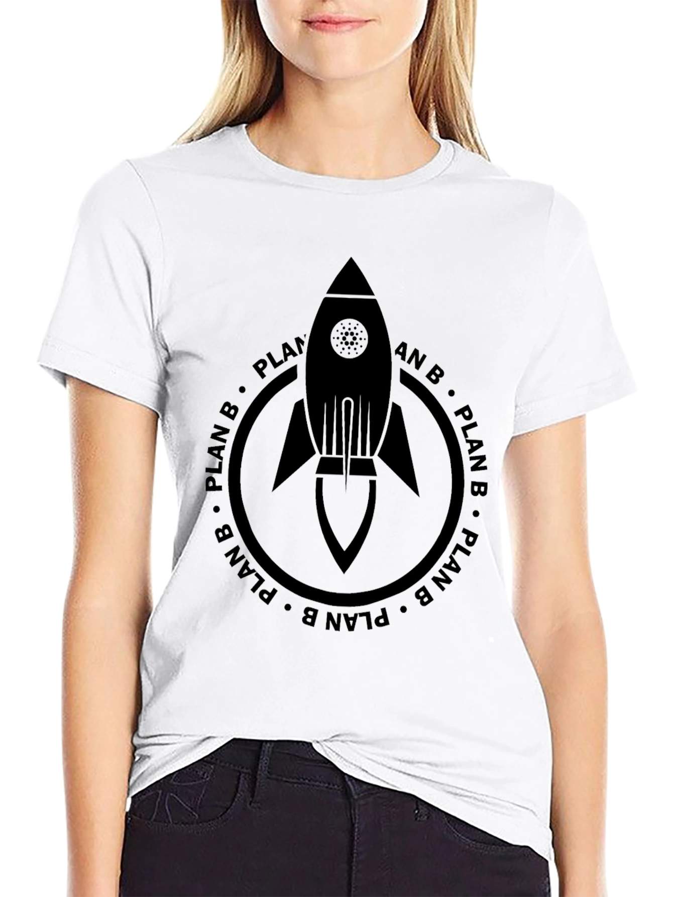 Plan B Rocket Graphic Tee - Black