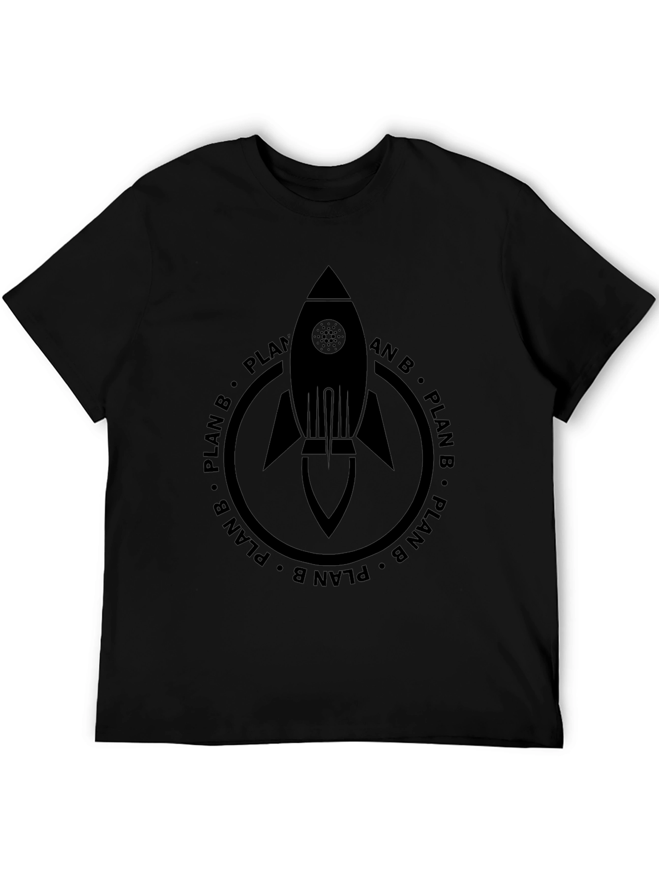 Plan B Rocket Graphic Tee - Black