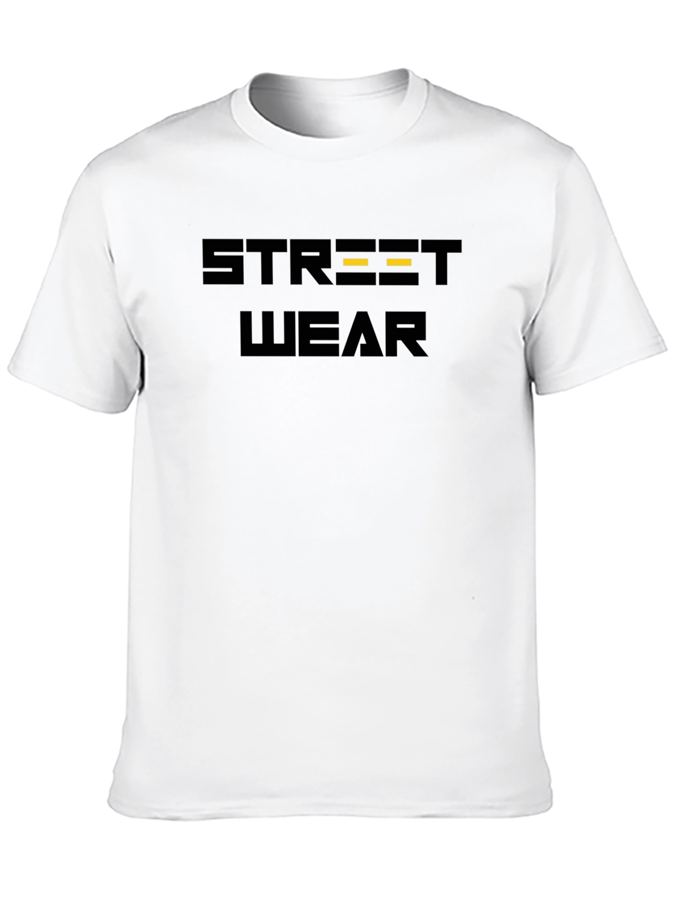 Streetwear Graphic Tee - Black Cotton Blend