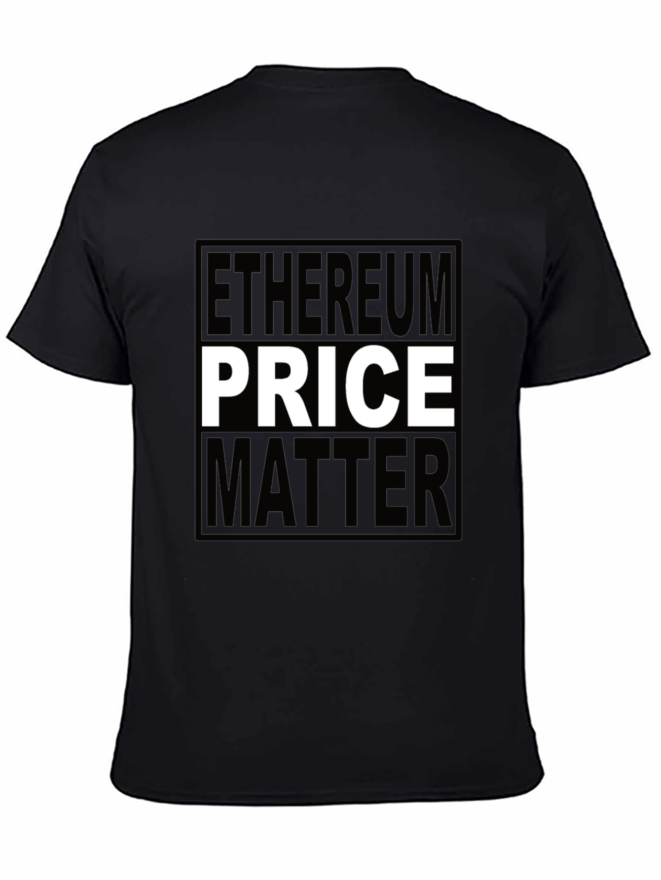 Ethereum Price Matters Graphic Tee - Black