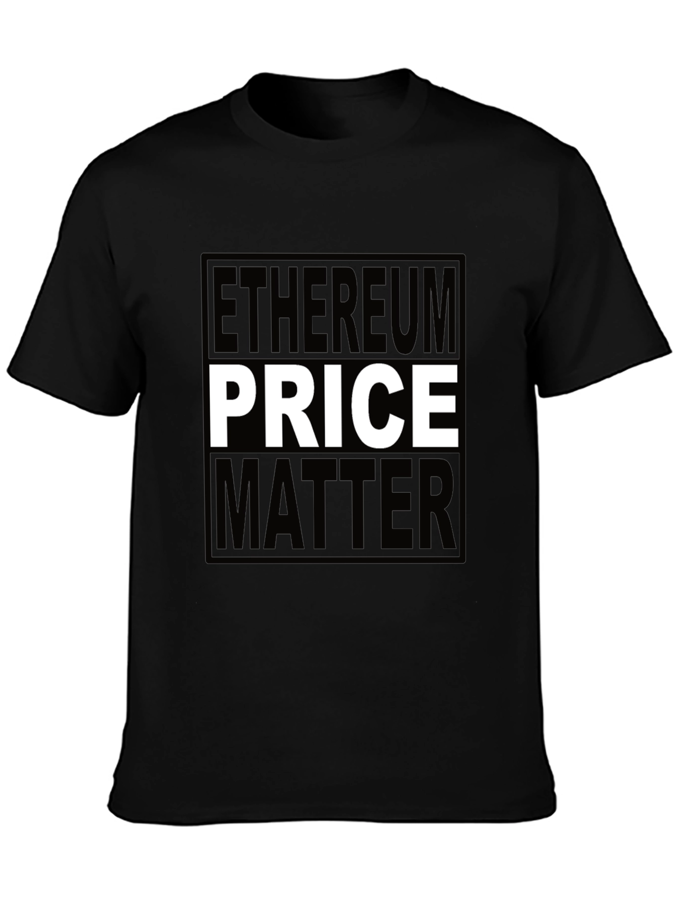 Ethereum Price Matters Graphic Tee - Black
