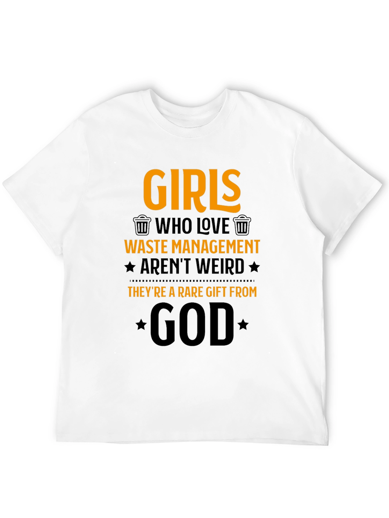 Girls Who Love Waste Management Graphic T-Shirt