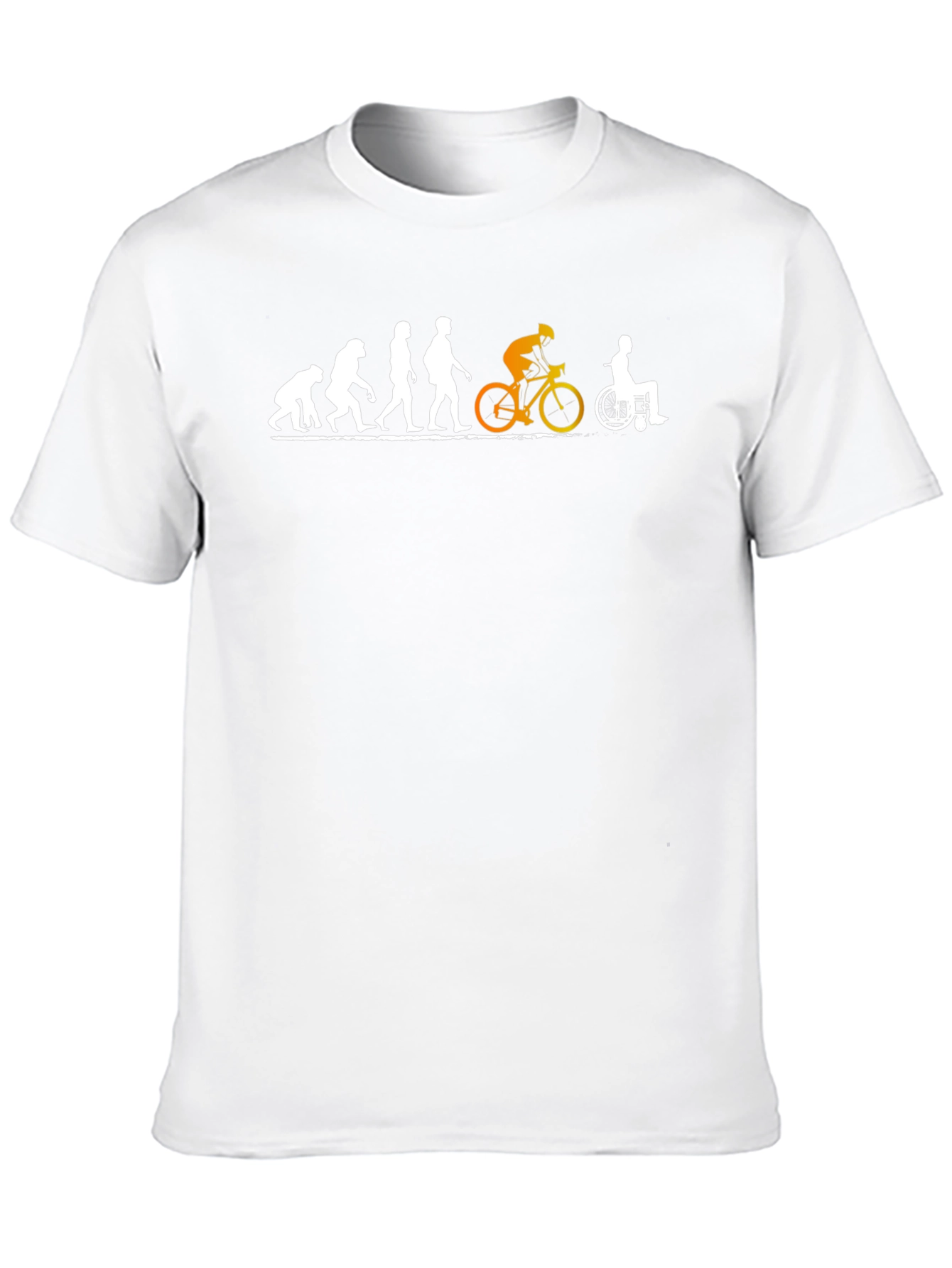 Evolution of Cyclist Funny T-Shirt