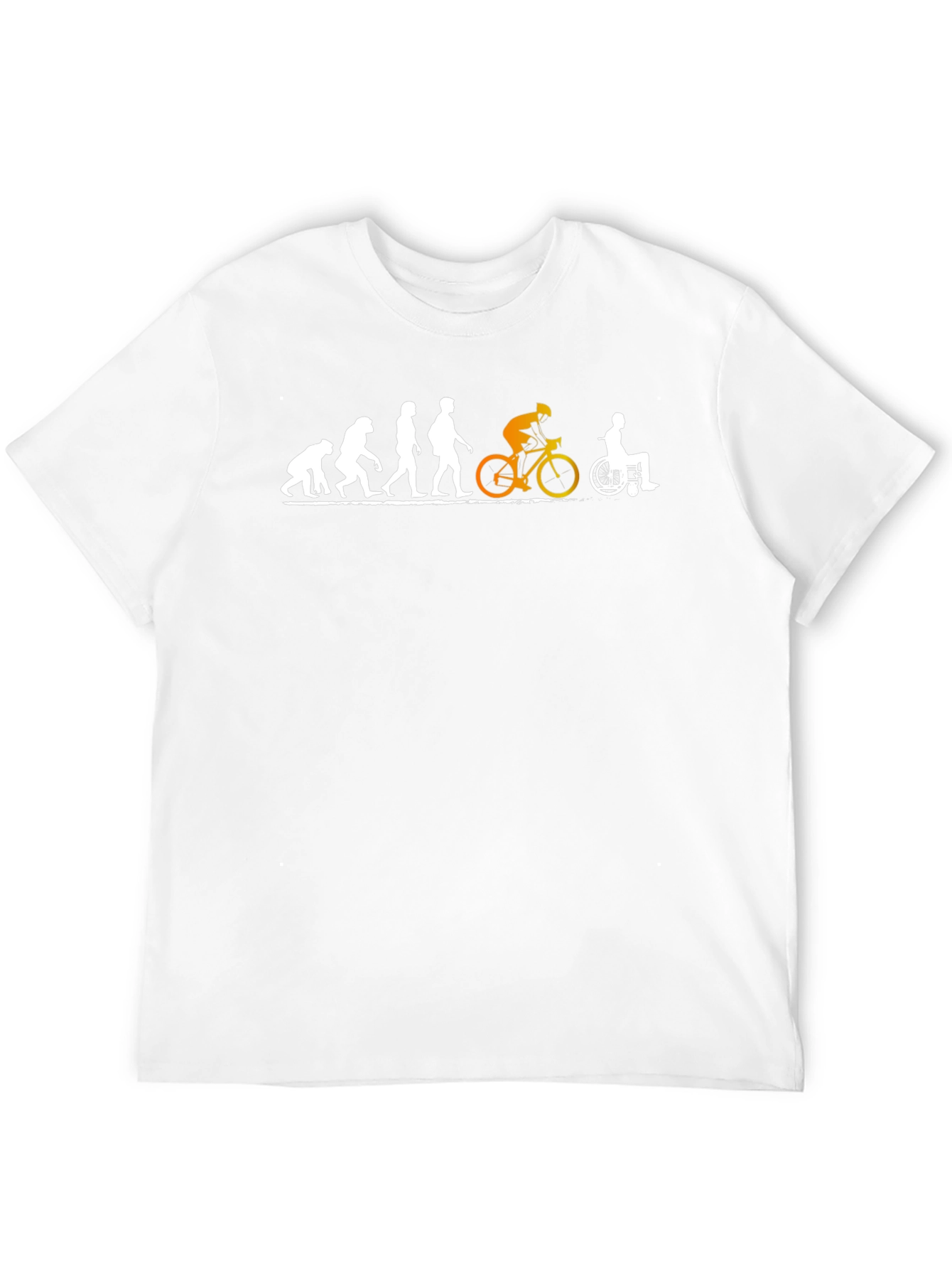 Evolution of Cyclist Funny T-Shirt
