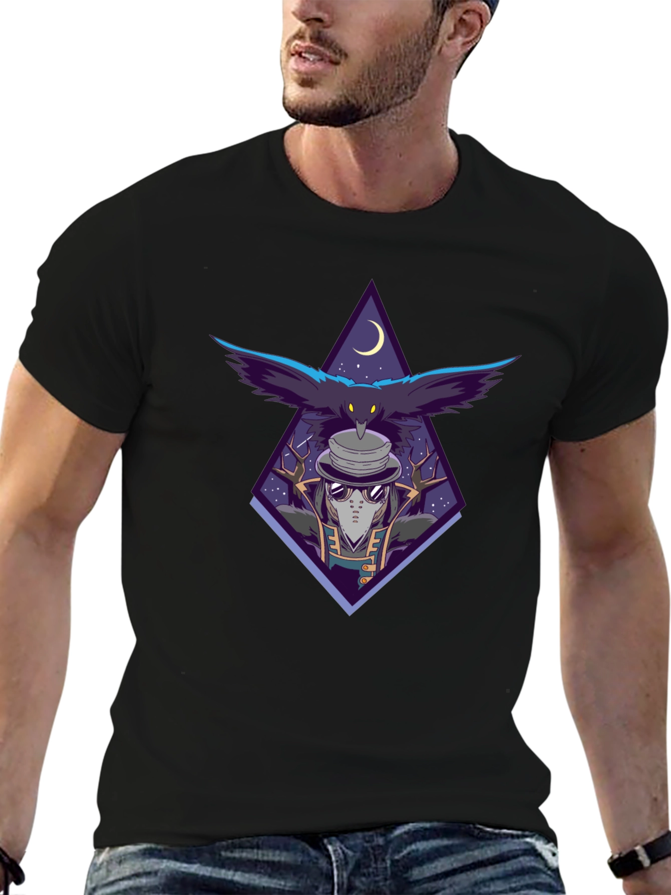 Raven Doctor Graphic Tee - Stylish Mens T-Shirt