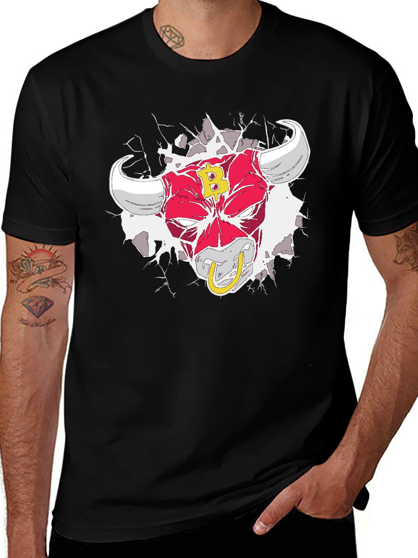 Bitcoin Bull T-Shirt - Crypto Investor Apparel