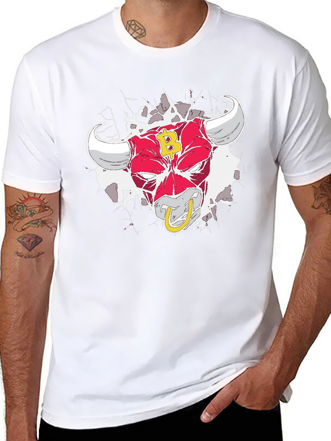 Bitcoin Bull T-Shirt - Crypto Investor Apparel