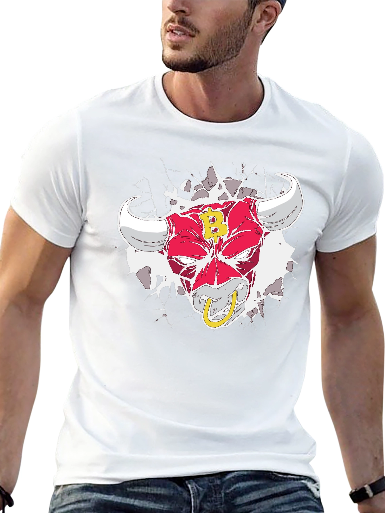 Bitcoin Bull T-Shirt - Crypto Investor Apparel